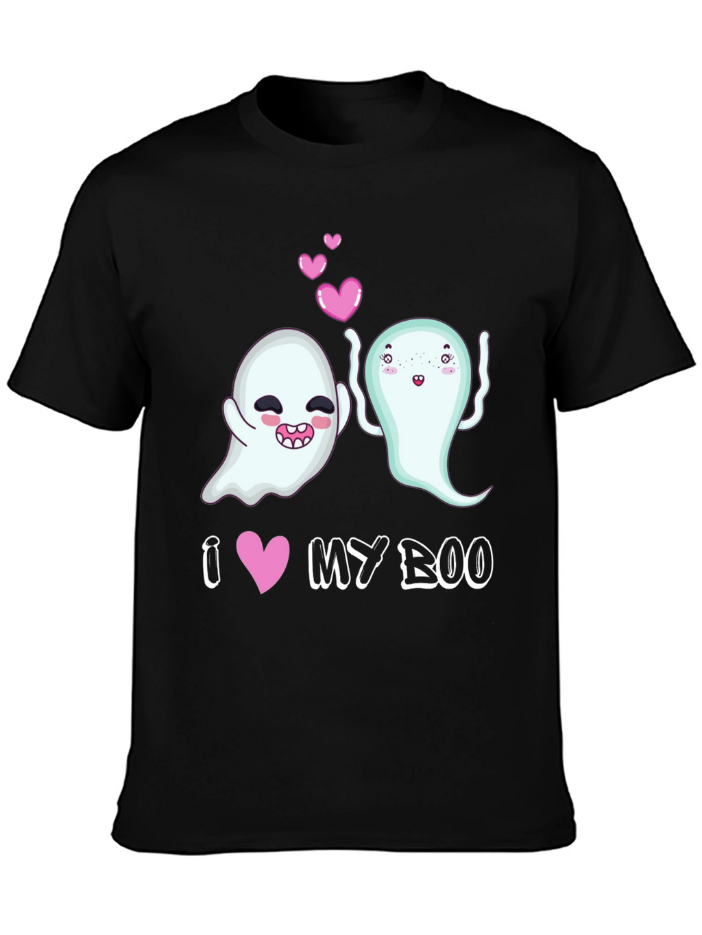 I Heart My Boo Halloween Graphic Tee