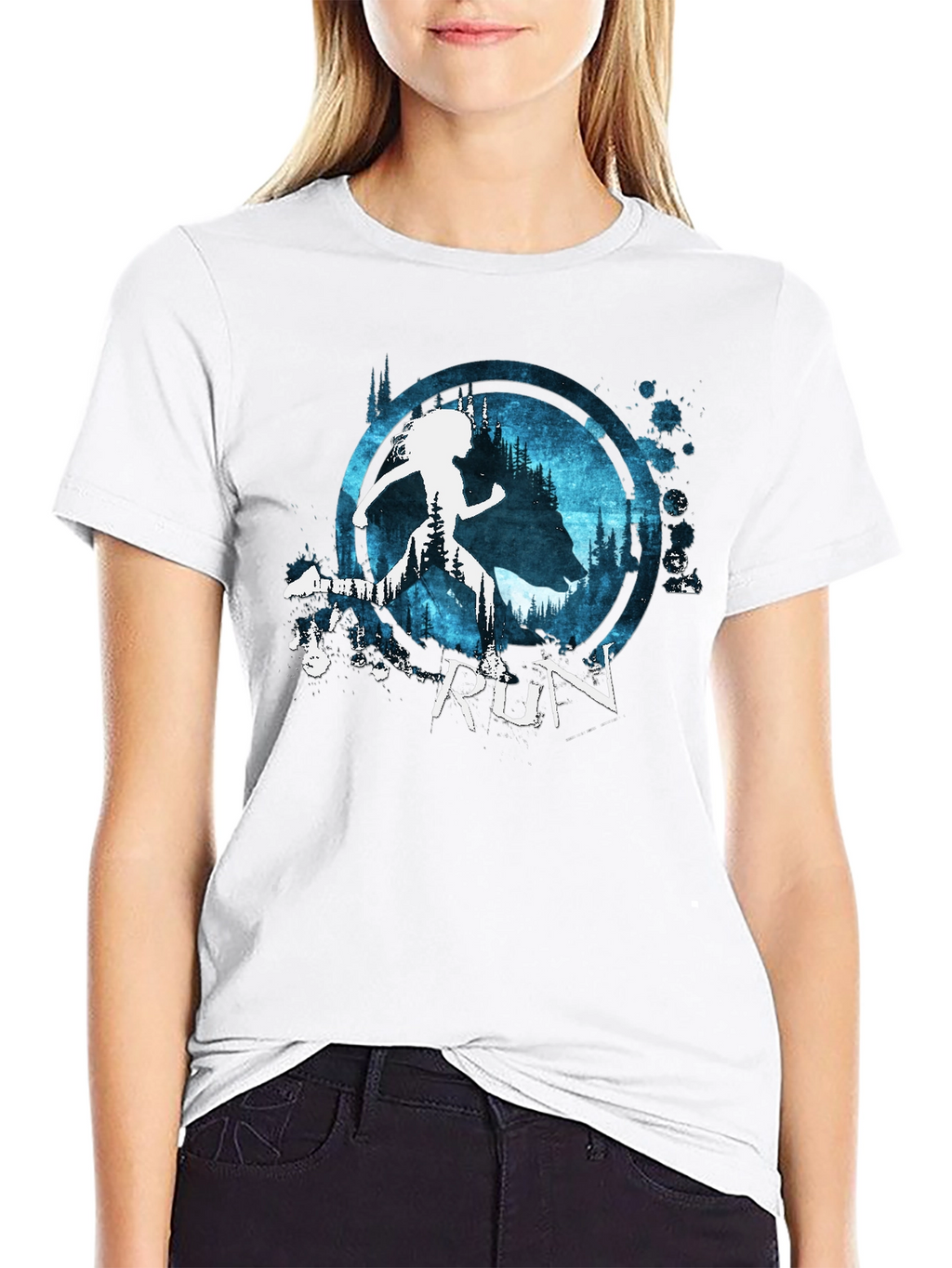 Runner in the Woods Graphic Tee