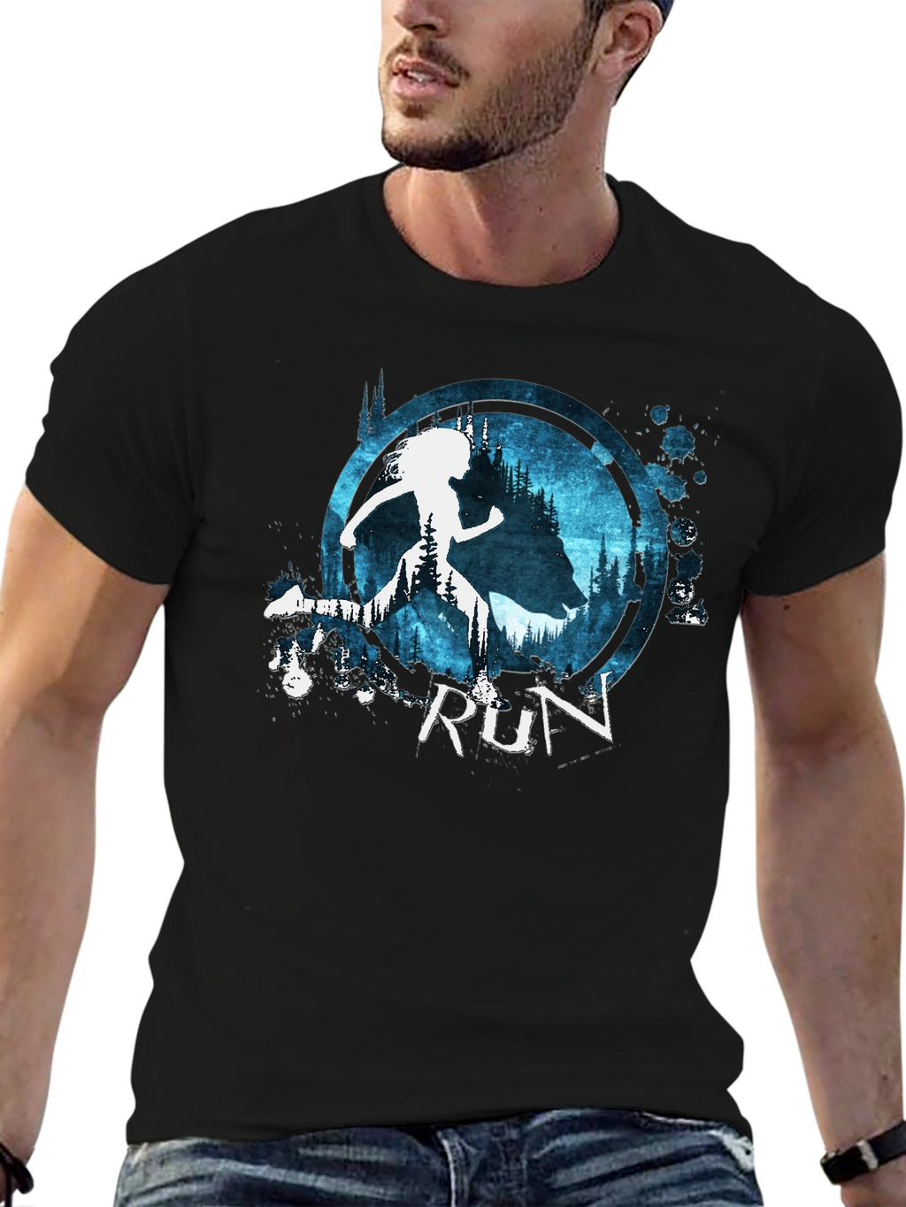 Runner in the Woods Graphic Tee