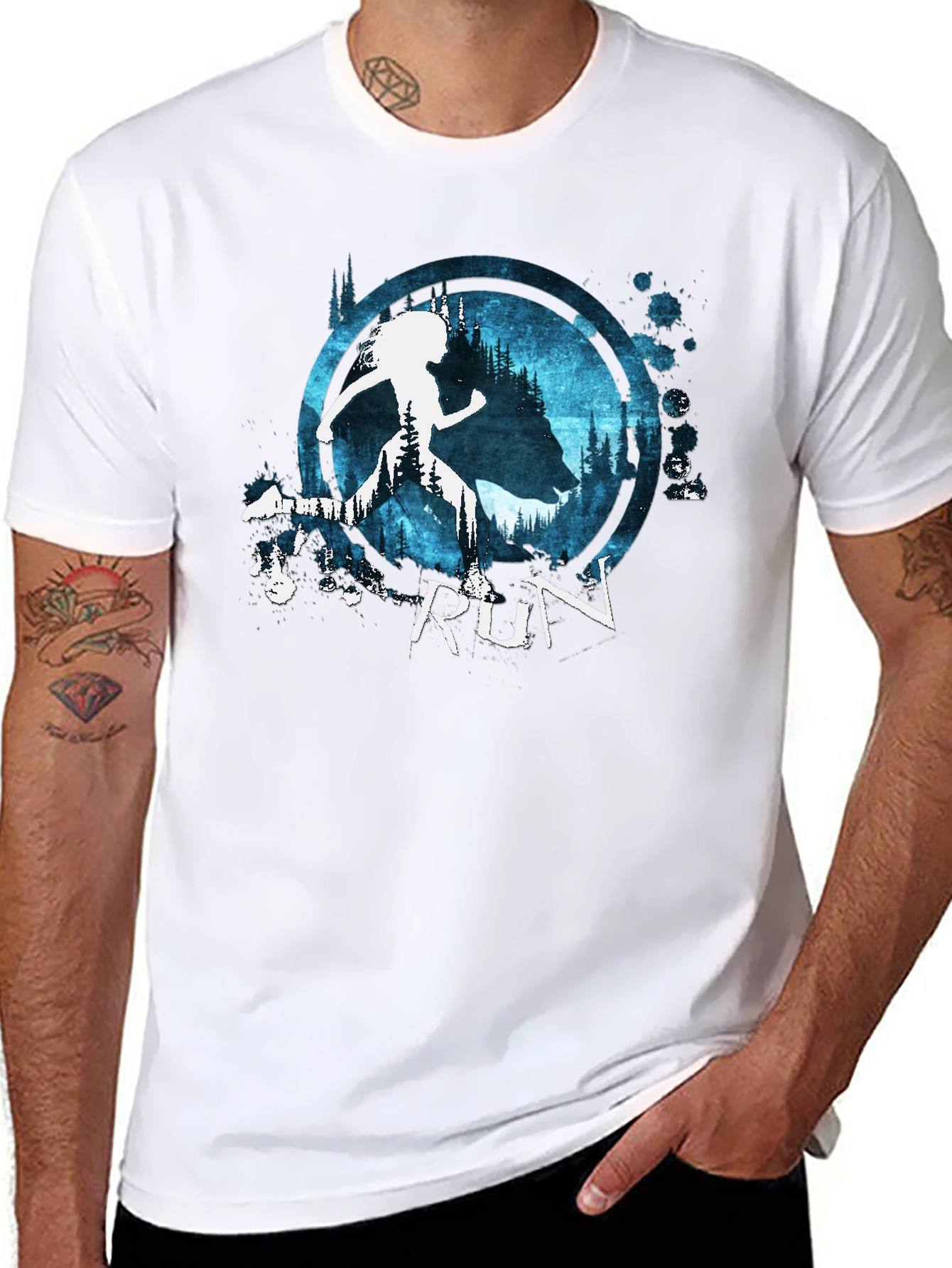 Runner in the Woods Graphic Tee