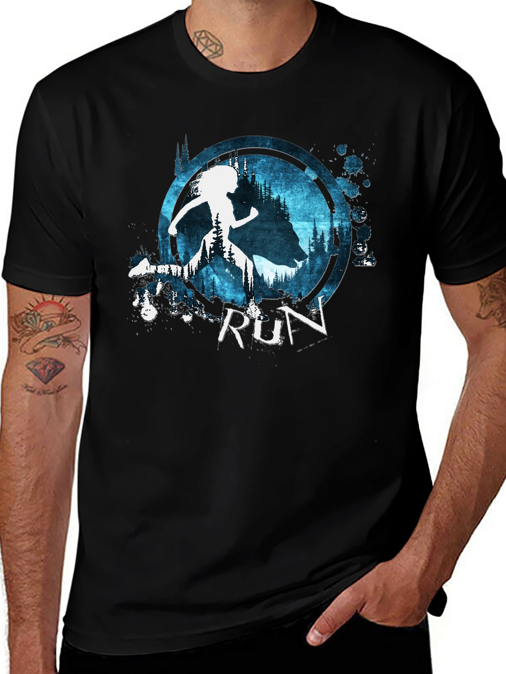 Runner in the Woods Graphic Tee