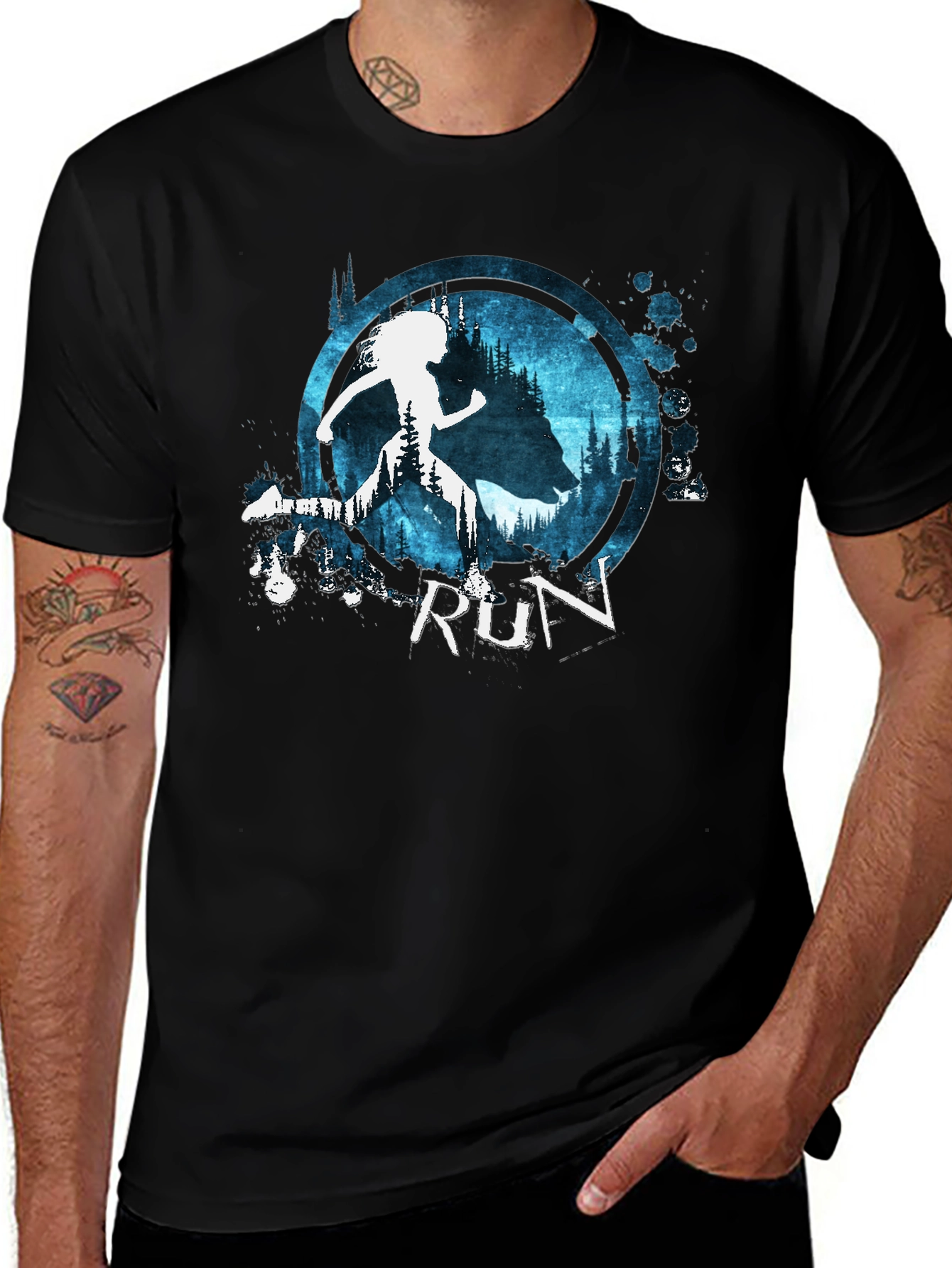 Runner in the Woods Graphic Tee