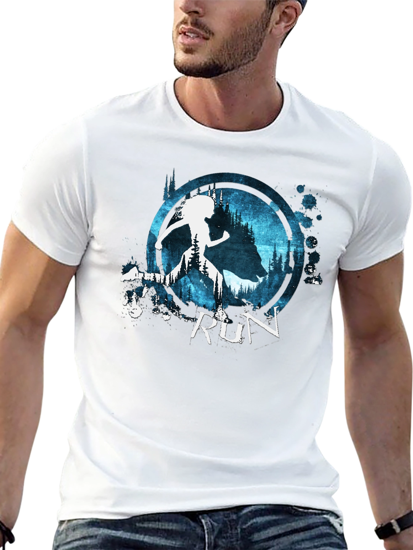 Runner in the Woods Graphic Tee