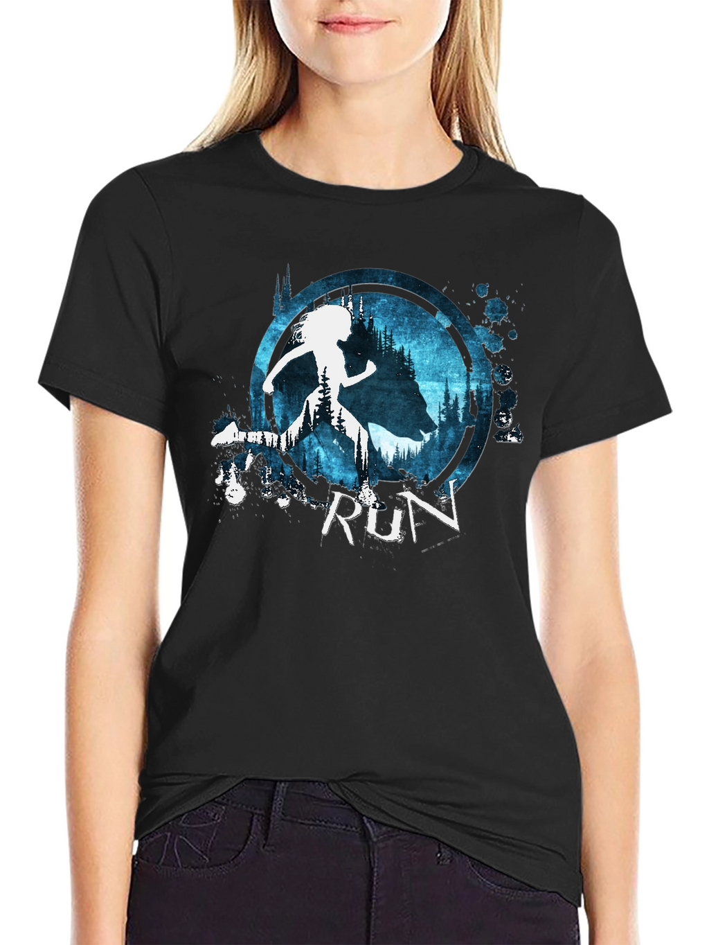 Runner in the Woods Graphic Tee