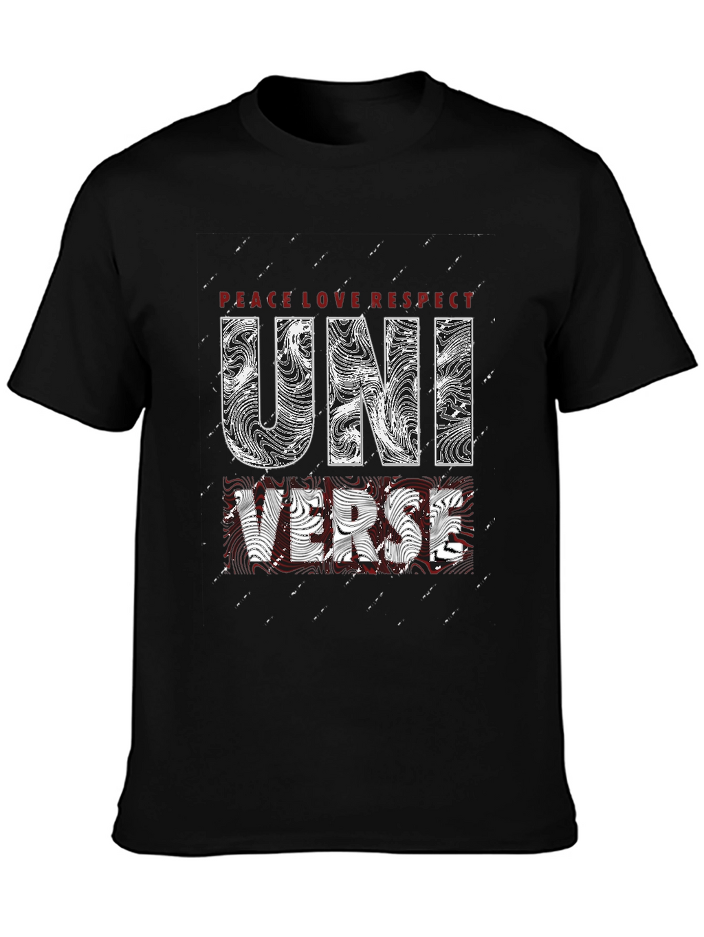 Universe Graphic T-Shirt - Peace Love Respect