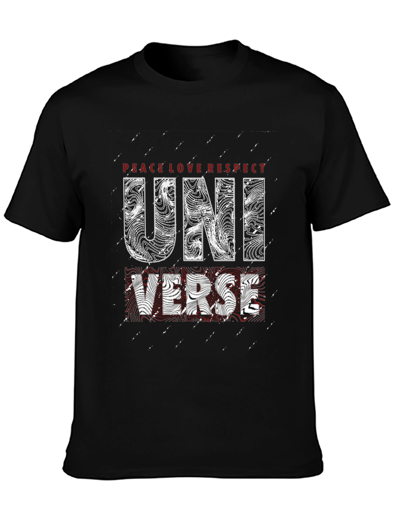 Universe Graphic T-Shirt - Peace Love Respect
