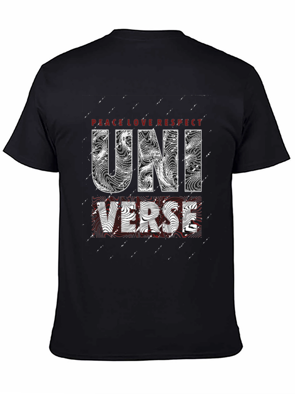 Universe Graphic T-Shirt - Peace Love Respect