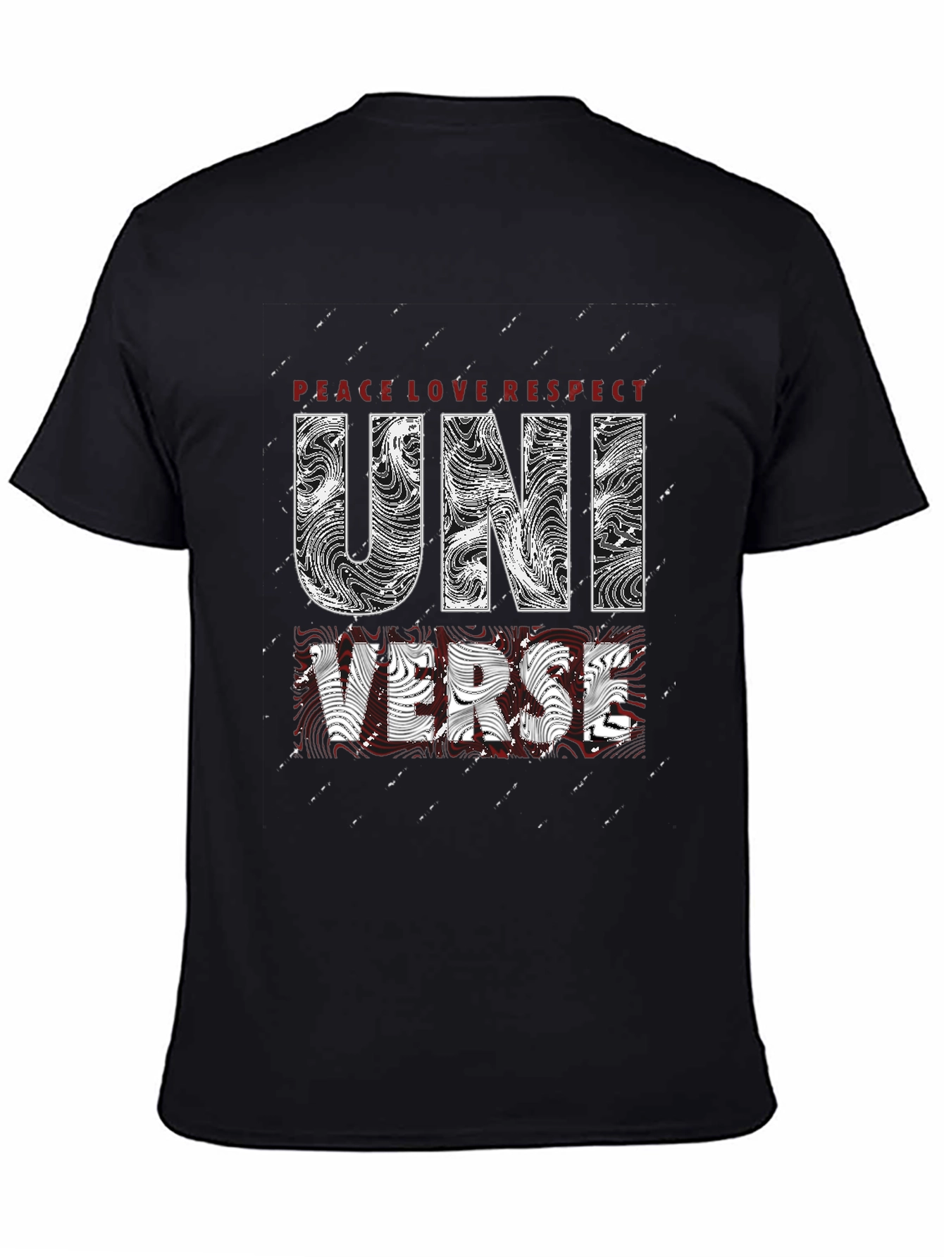 Universe Graphic T-Shirt - Peace Love Respect
