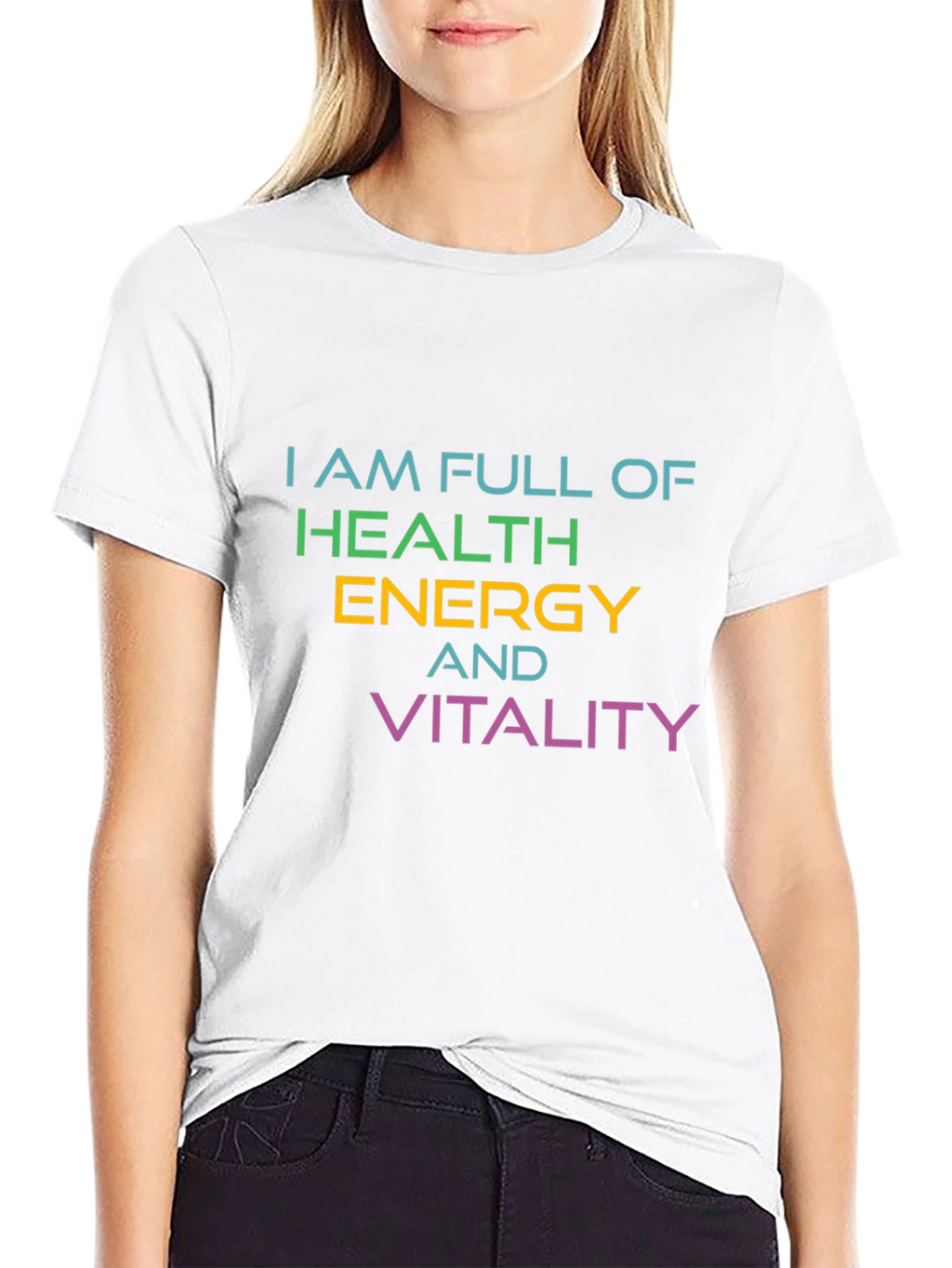 Full Of Health Energy Vitality Graphic T-Shirt