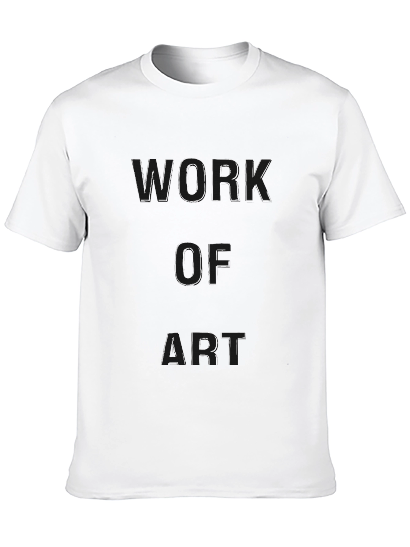 Work of Art Black Graphic Tee