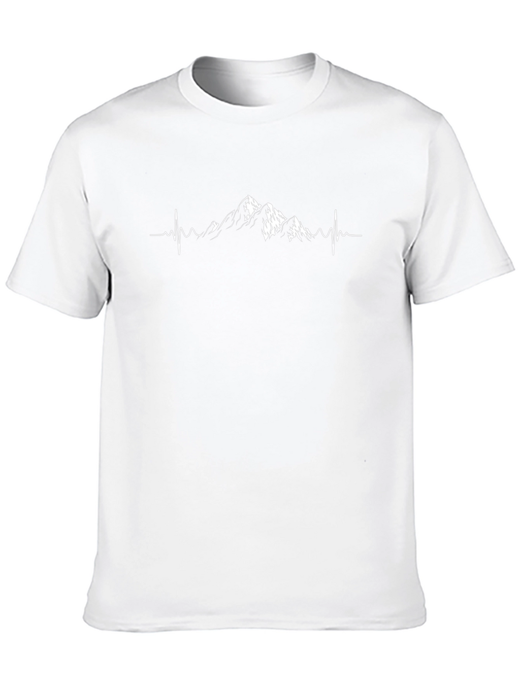 Mountain Heartbeat Graphic Tee - Black