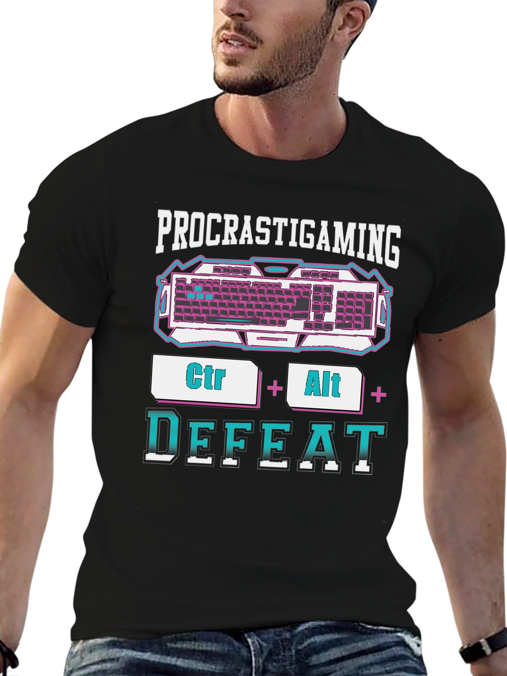 Procrastigaming Keyboard Gamer T-Shirt