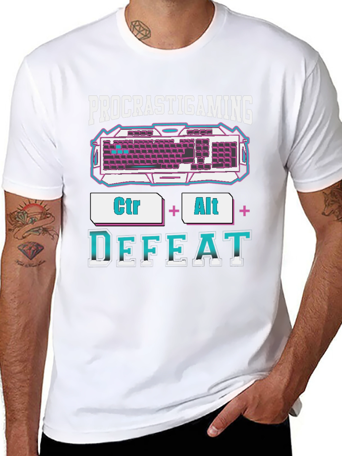 Procrastigaming Keyboard Gamer T-Shirt