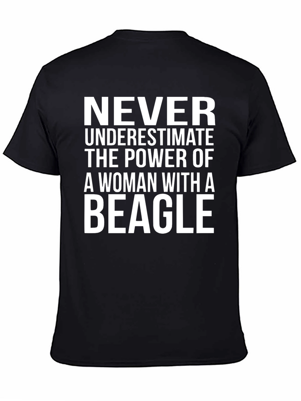 Beagle Womans Power Graphic Tee