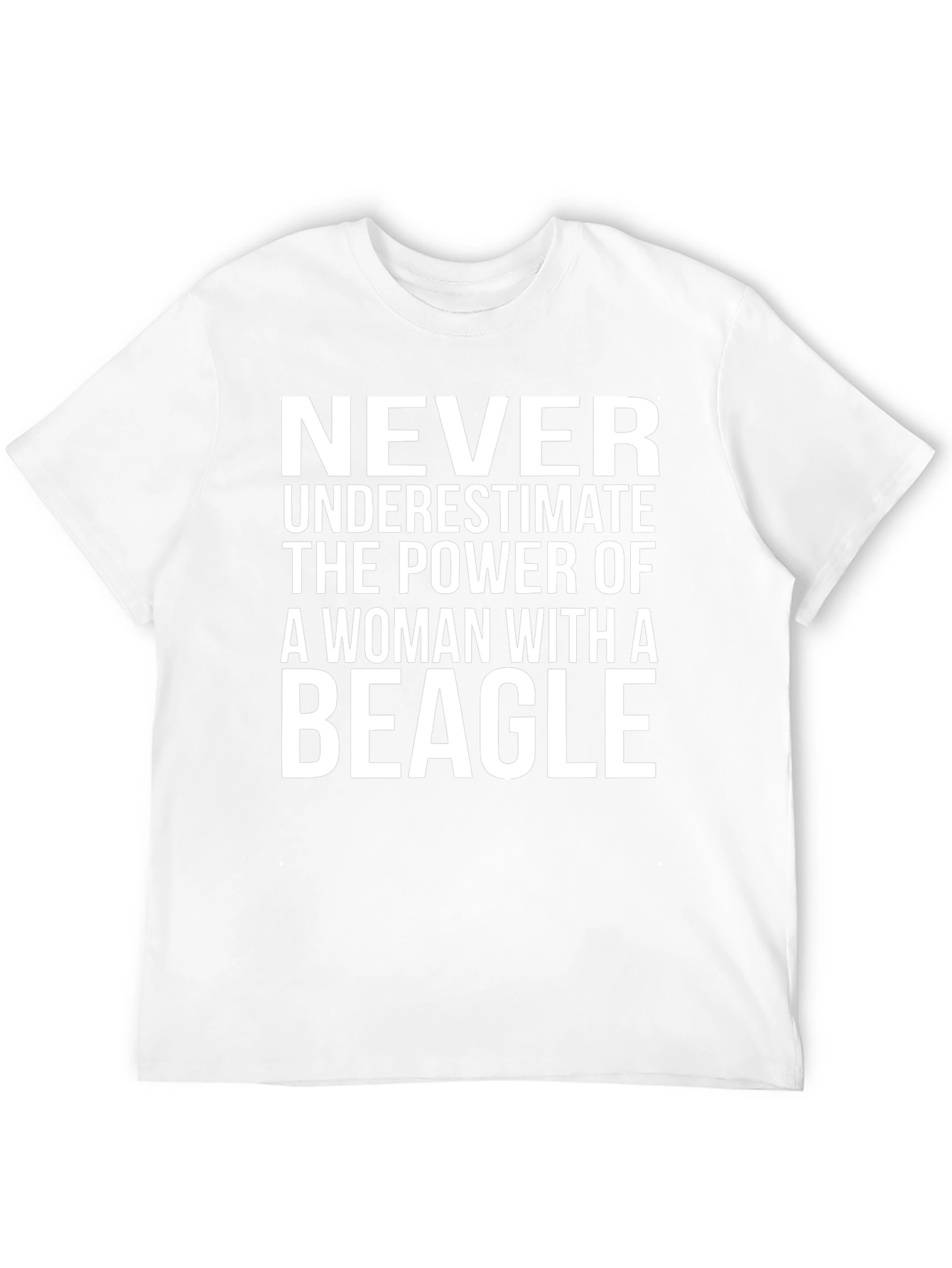 Beagle Womans Power Graphic Tee