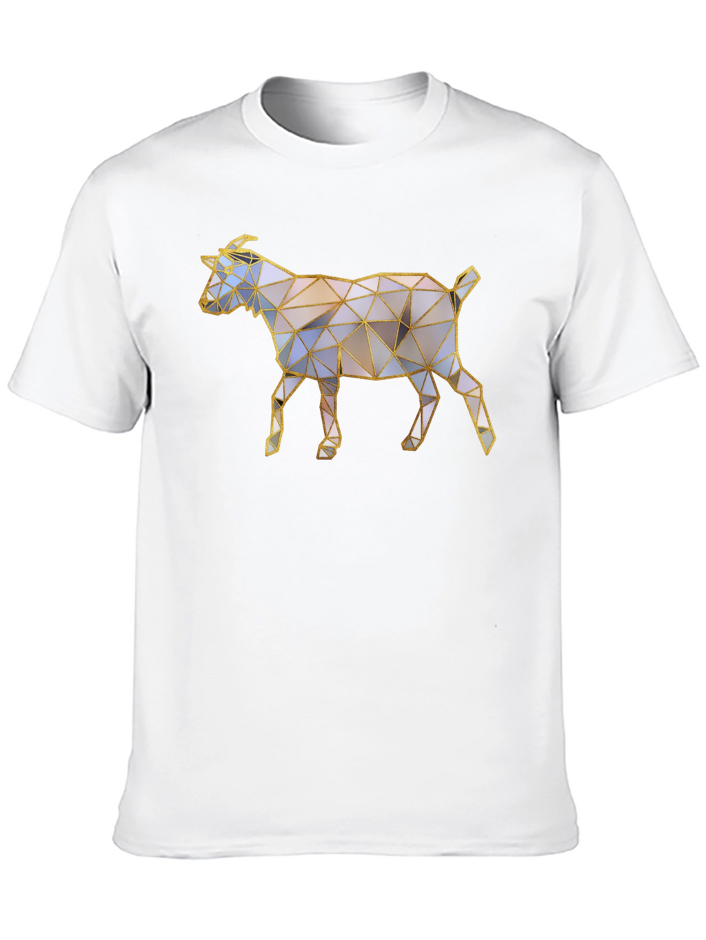 Geometric Goat Graphic T-Shirt