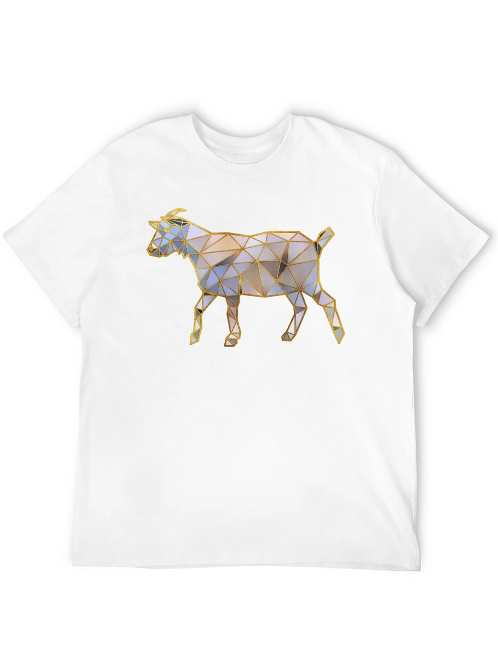 Geometric Goat Graphic T-Shirt
