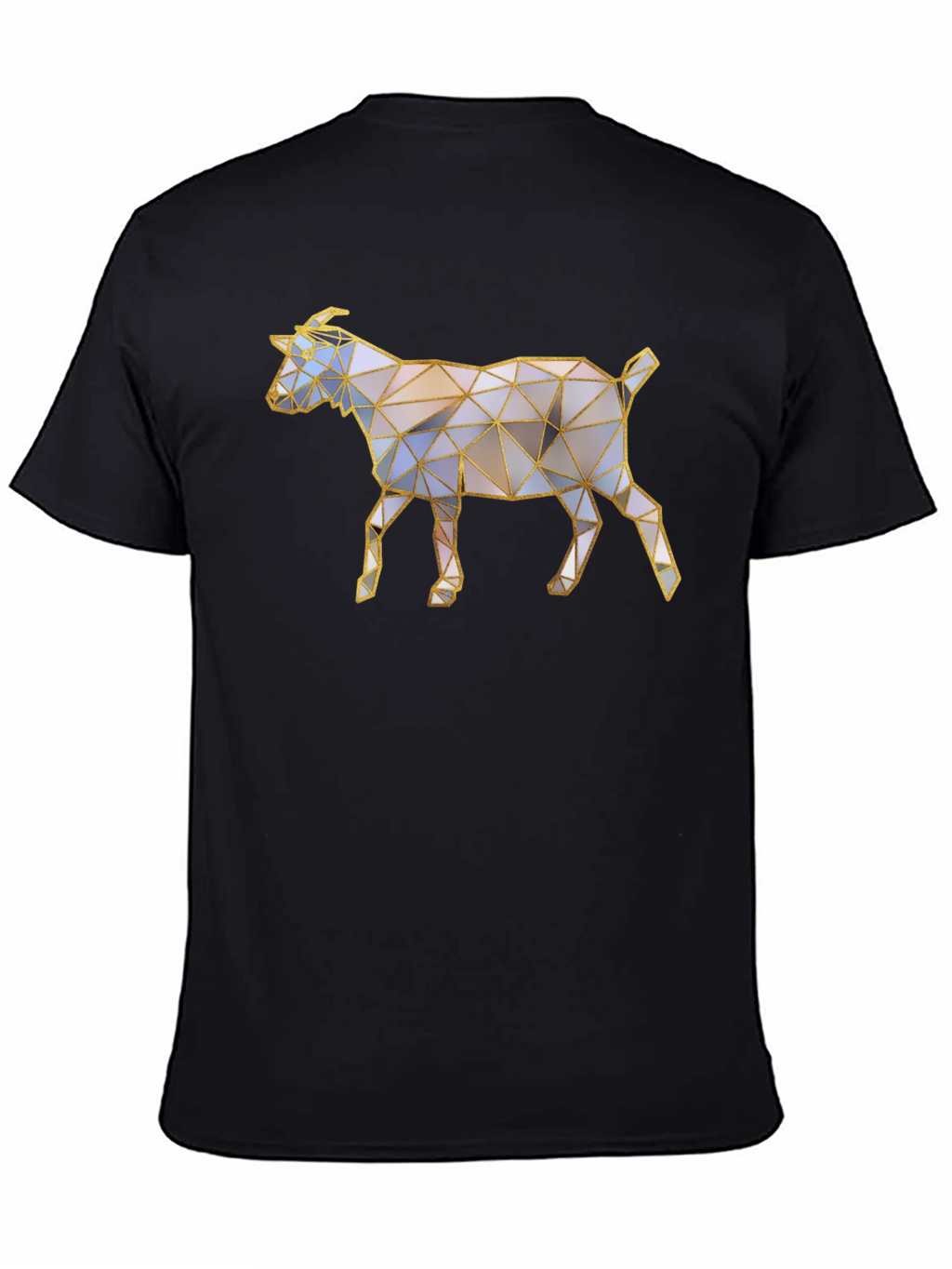 Geometric Goat Graphic T-Shirt
