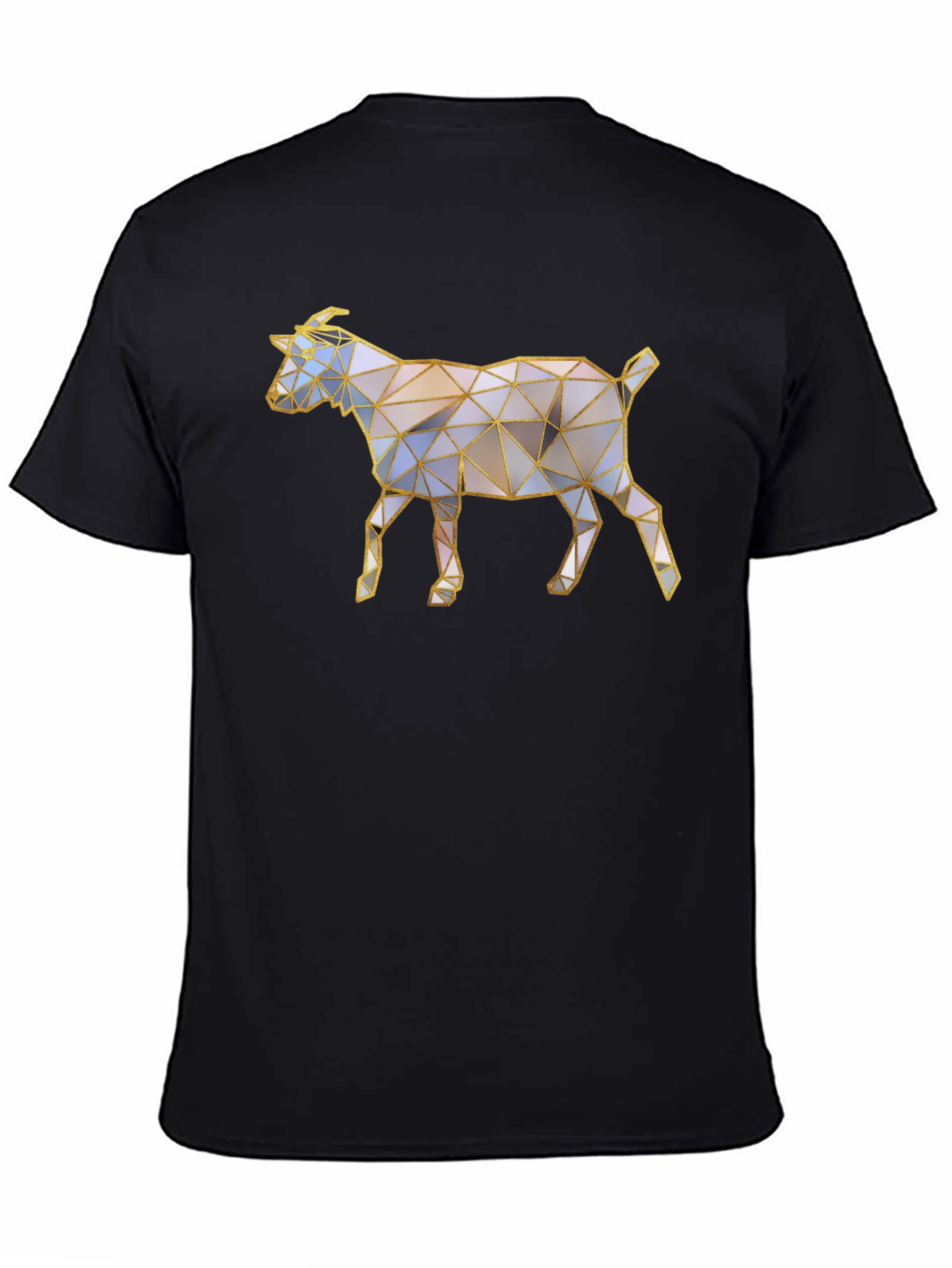 Geometric Goat Graphic T-Shirt