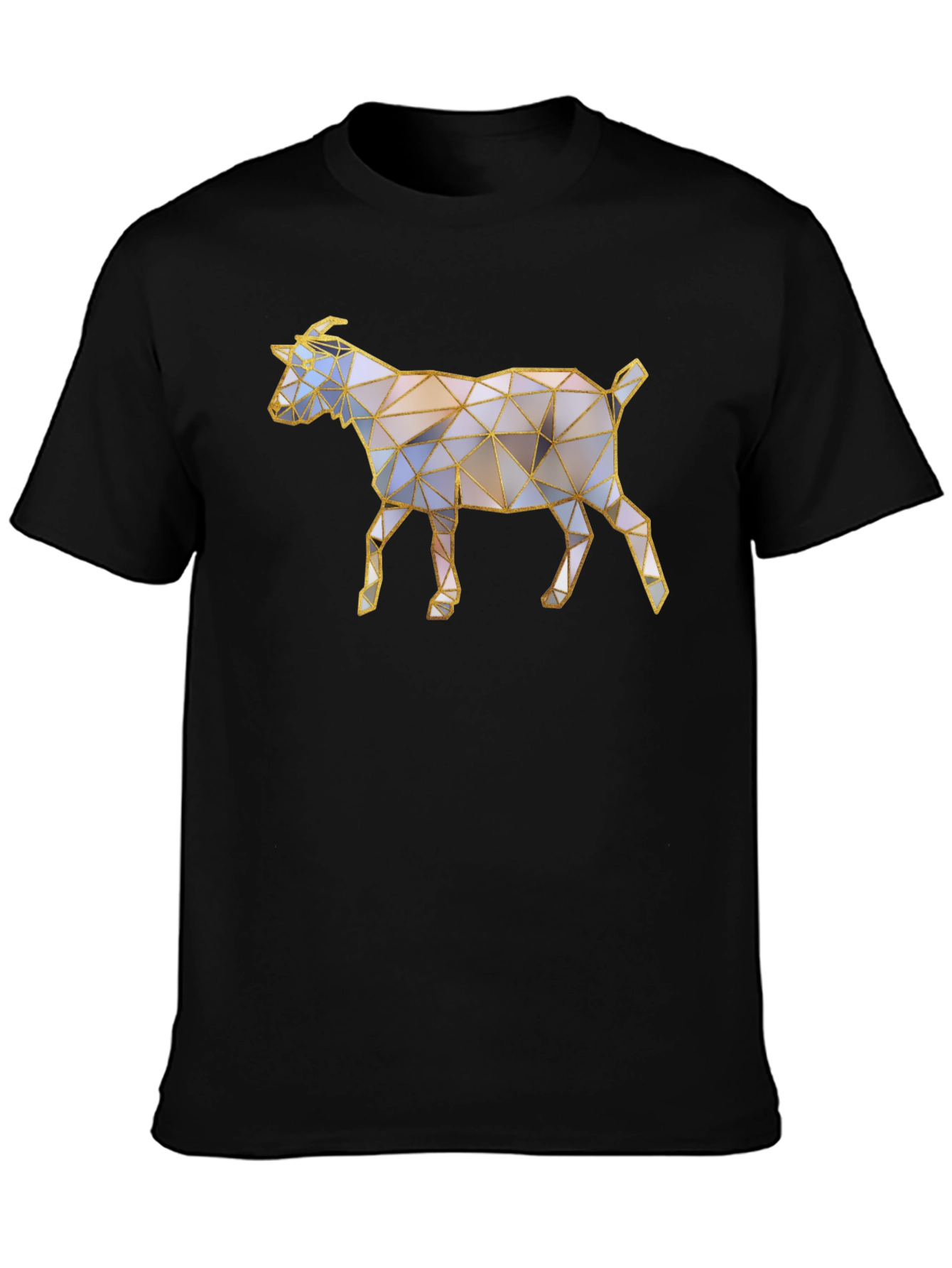 Geometric Goat Graphic T-Shirt