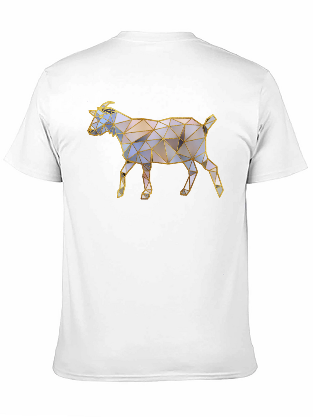 Geometric Goat Graphic T-Shirt