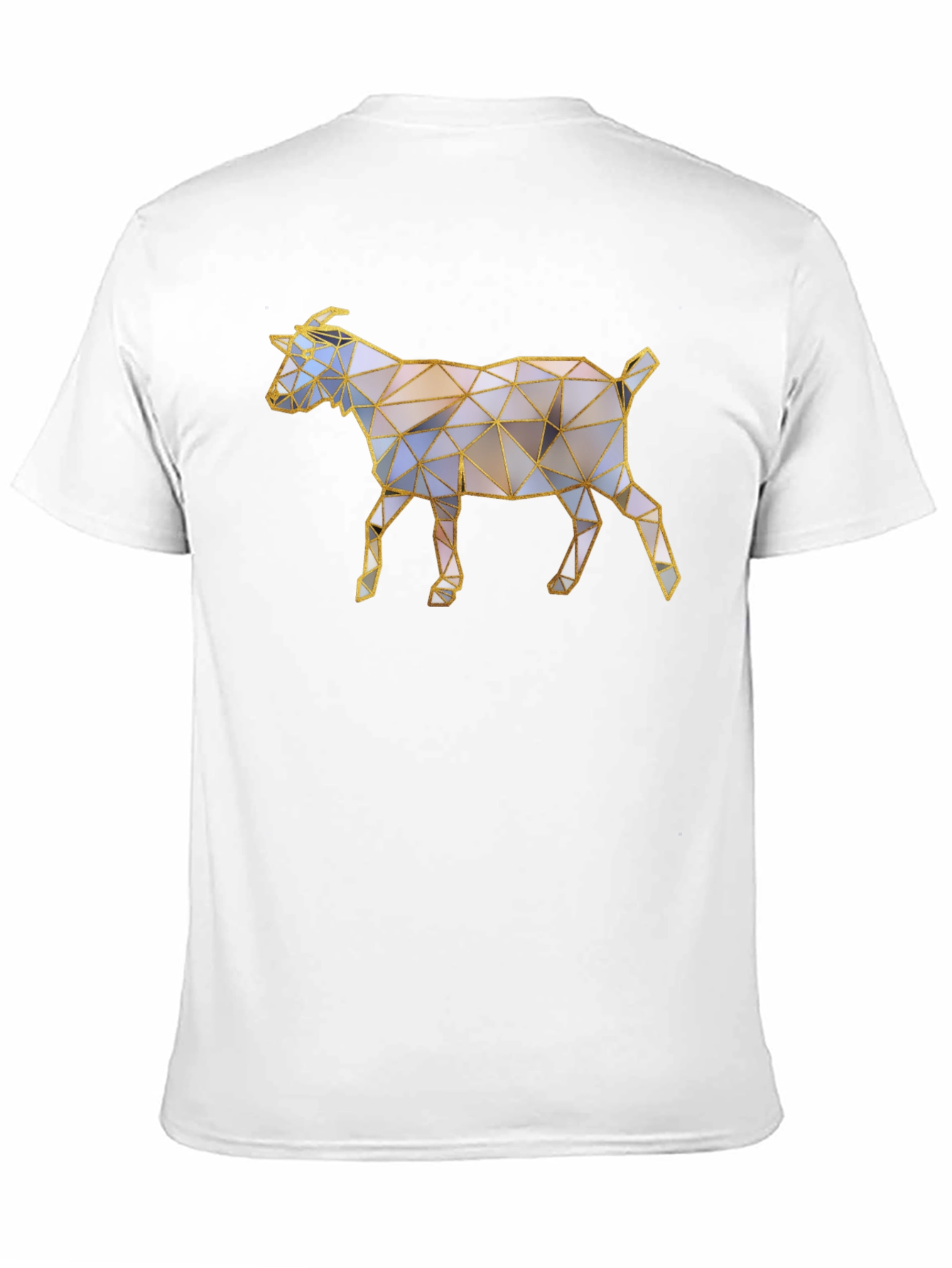 Geometric Goat Graphic T-Shirt