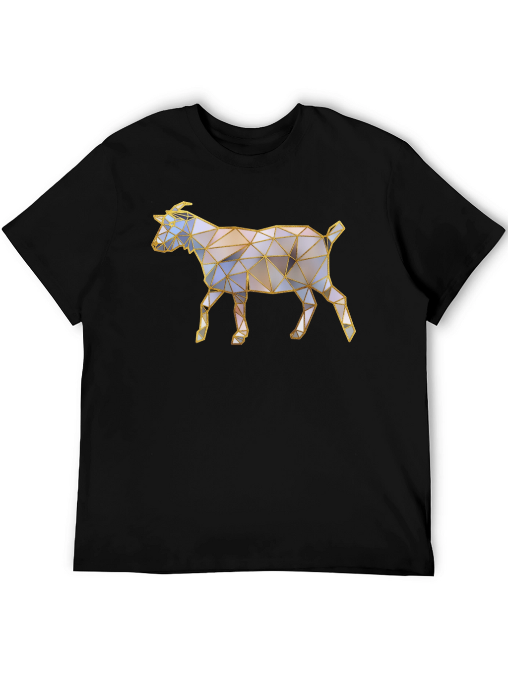 Geometric Goat Graphic T-Shirt