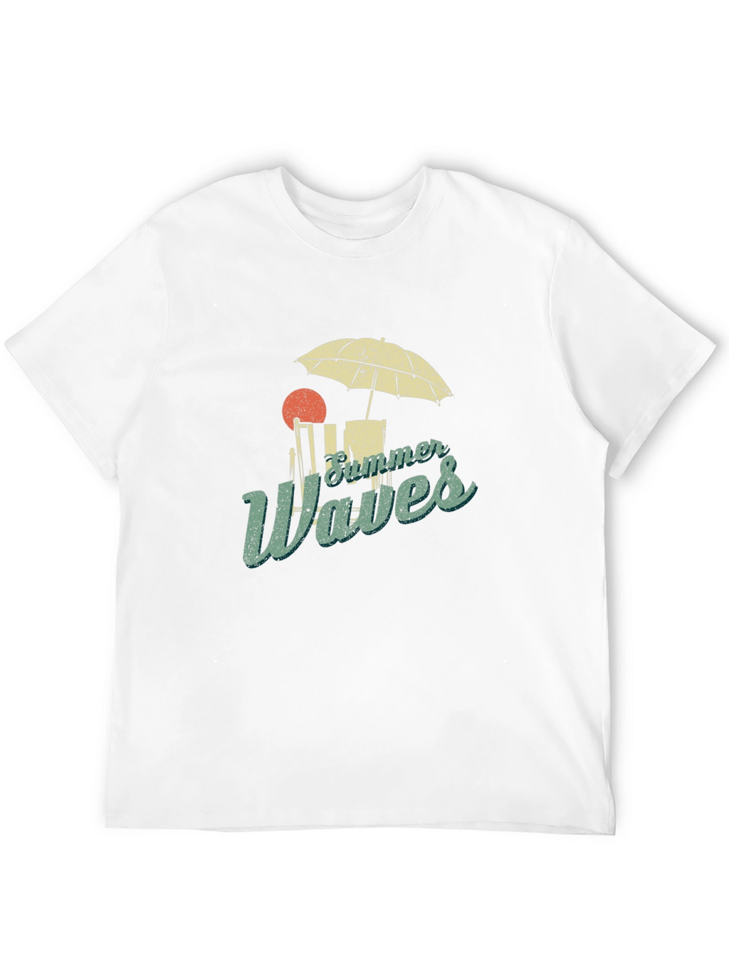 Summer Waves Graphic Tee - Beach Vacation Vibes