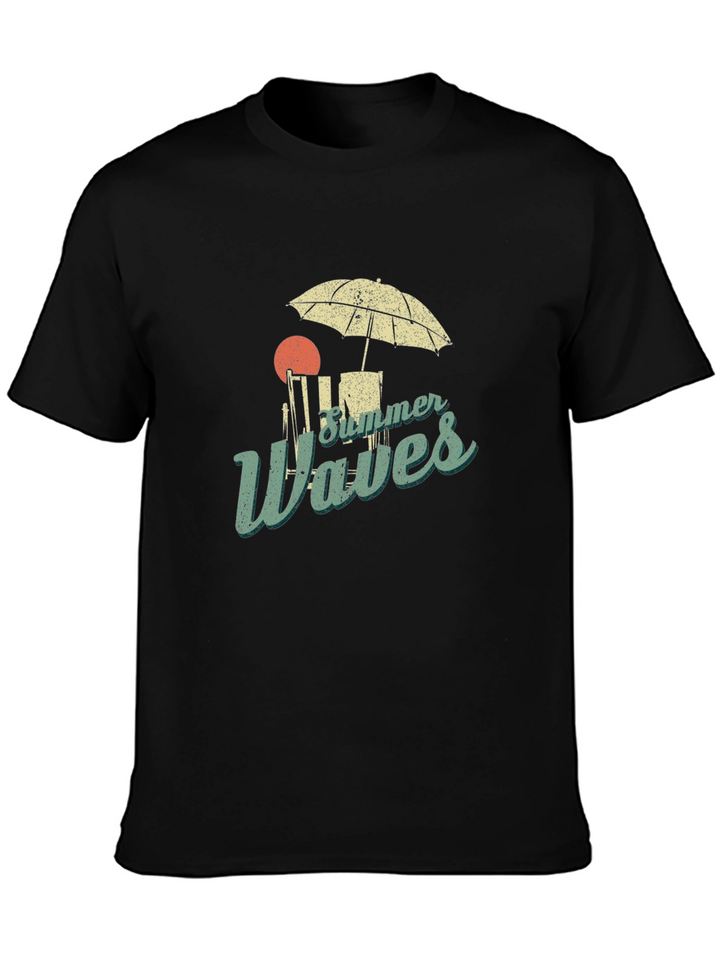 Summer Waves Graphic Tee - Beach Vacation Vibes