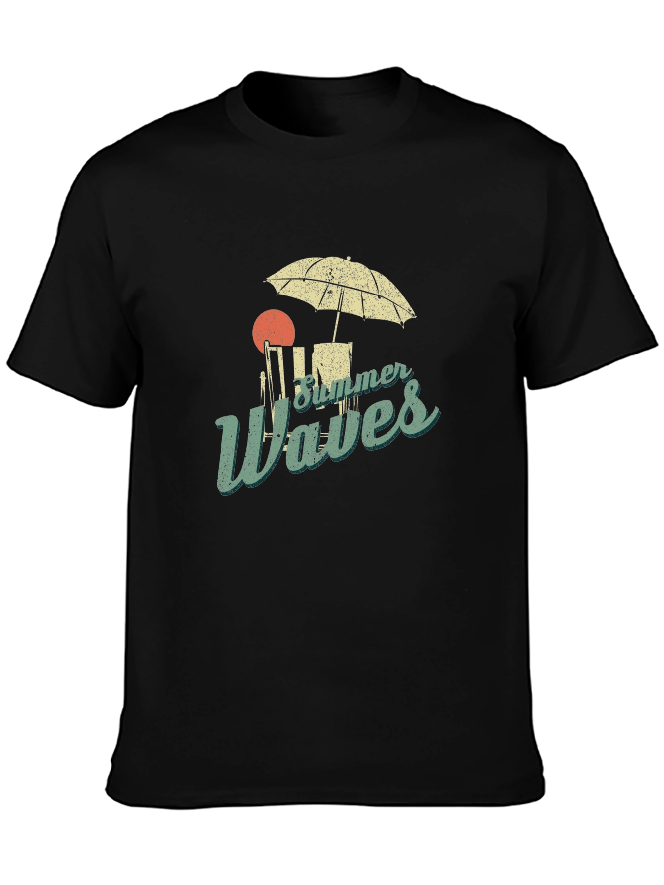 Summer Waves Graphic Tee - Beach Vacation Vibes