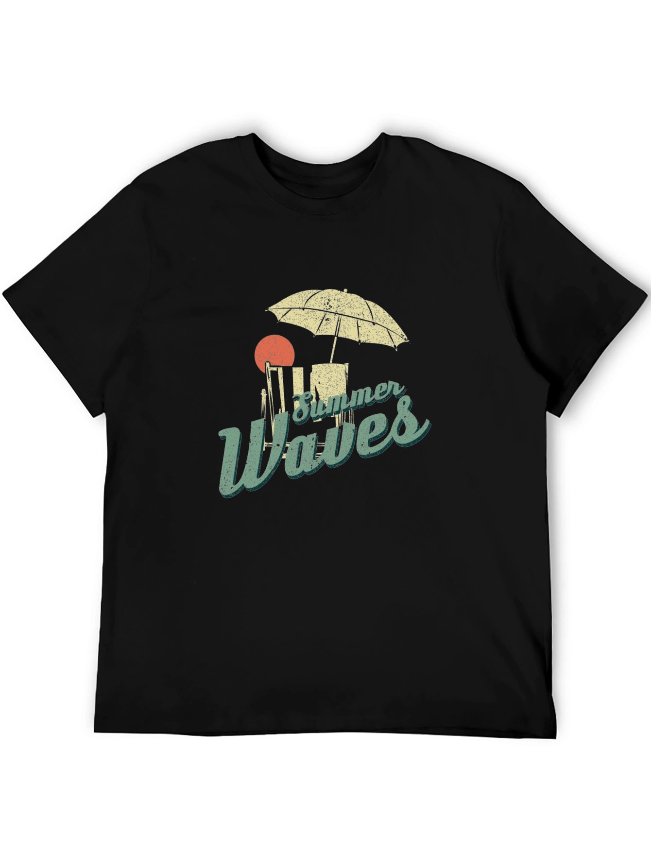 Summer Waves Graphic Tee - Beach Vacation Vibes