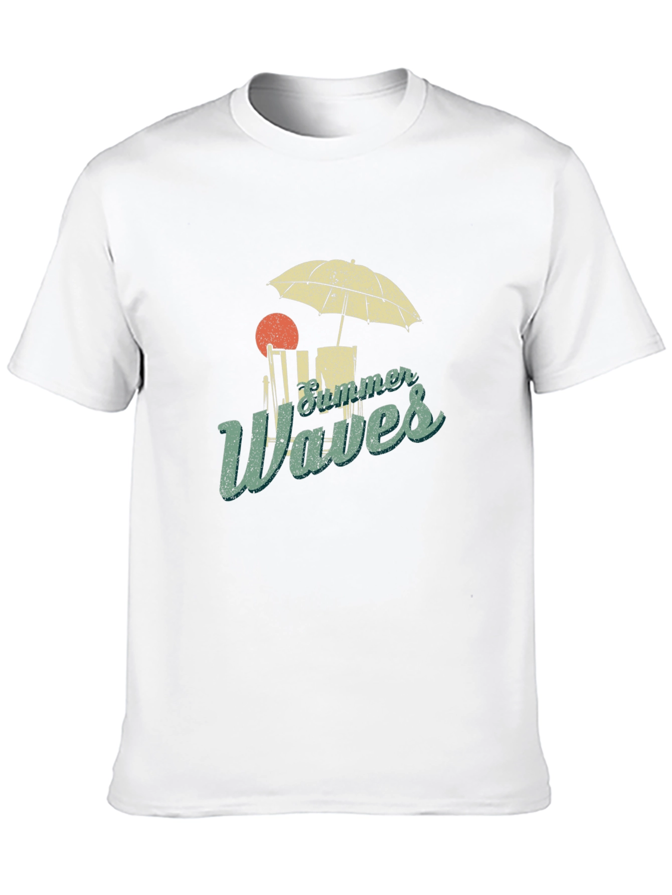 Summer Waves Graphic Tee - Beach Vacation Vibes
