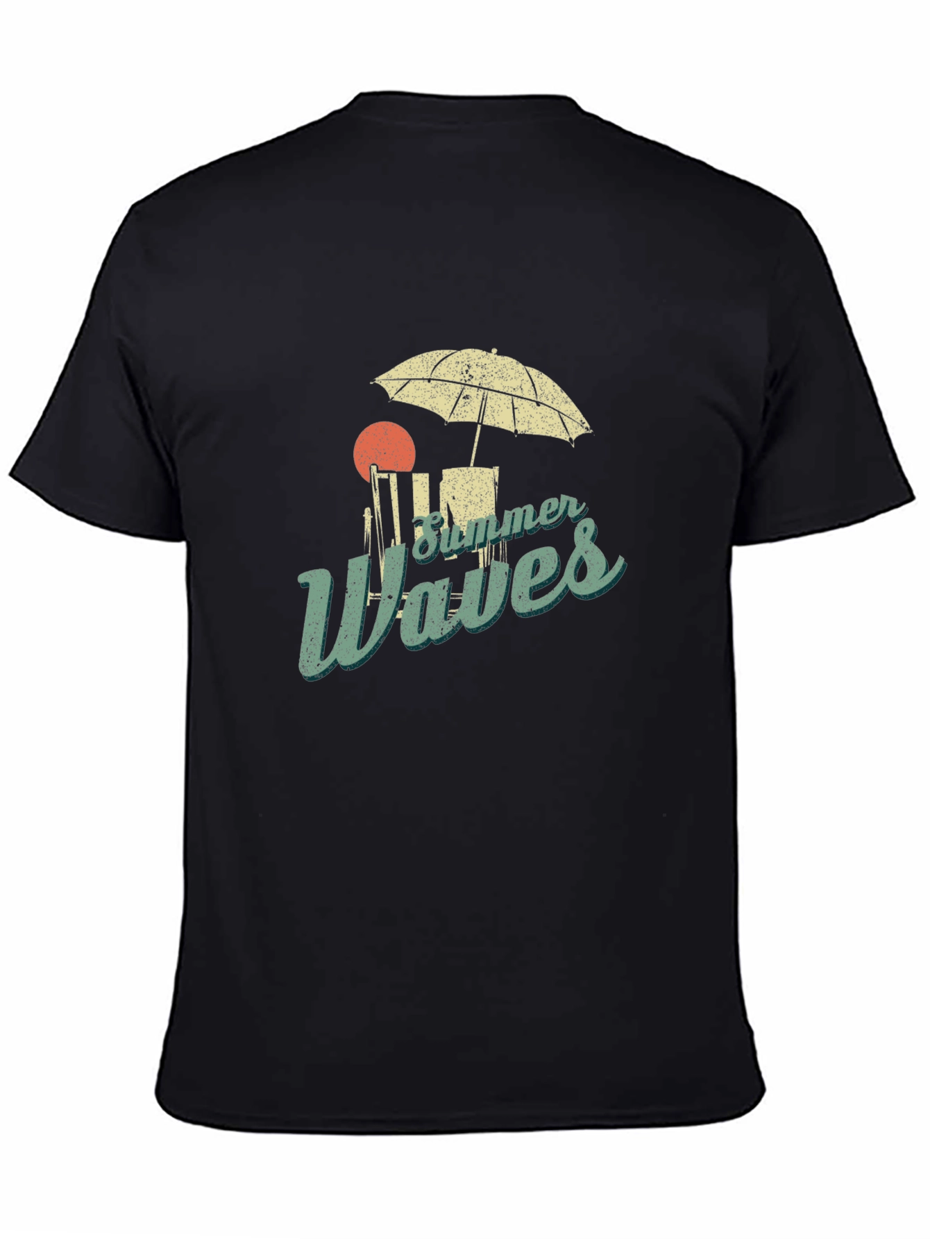 Summer Waves Graphic Tee - Beach Vacation Vibes
