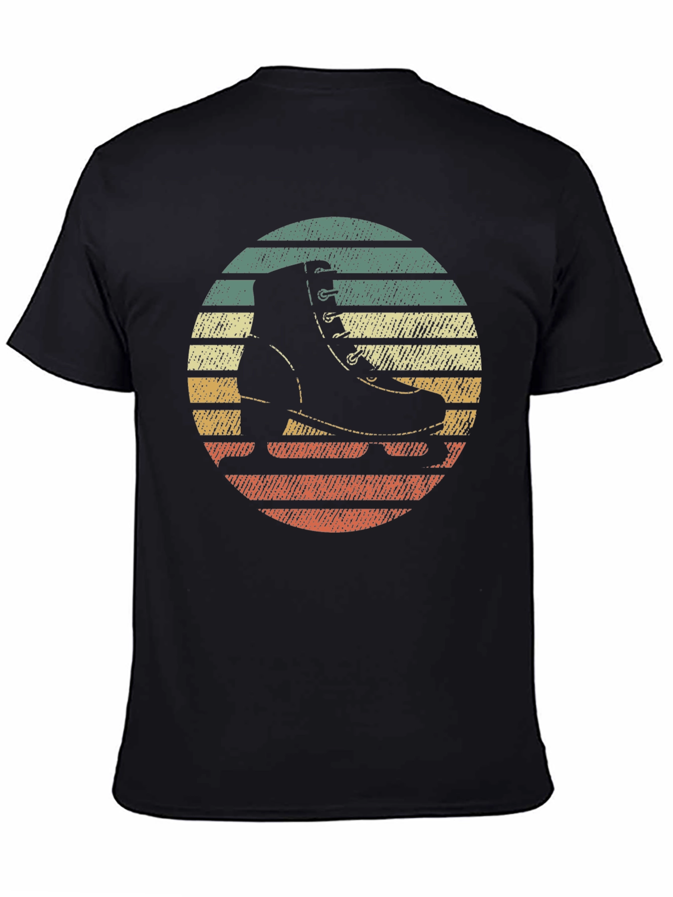 Retro Roller Skate T-Shirt - Vintage Sunset Design