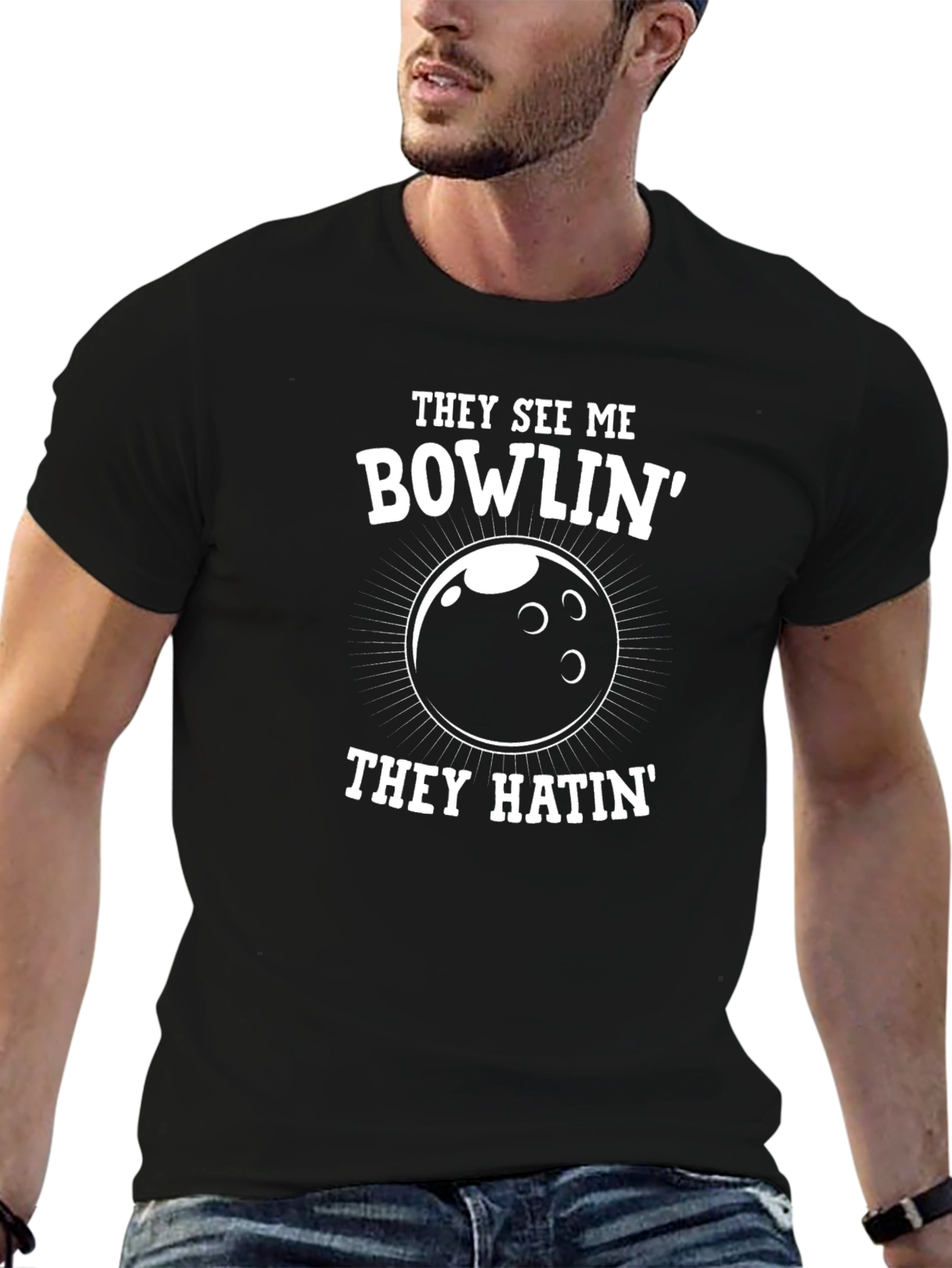 They See Me Bowlin Graphic T-Shirt
