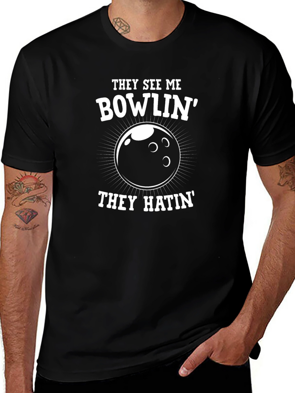 They See Me Bowlin Graphic T-Shirt