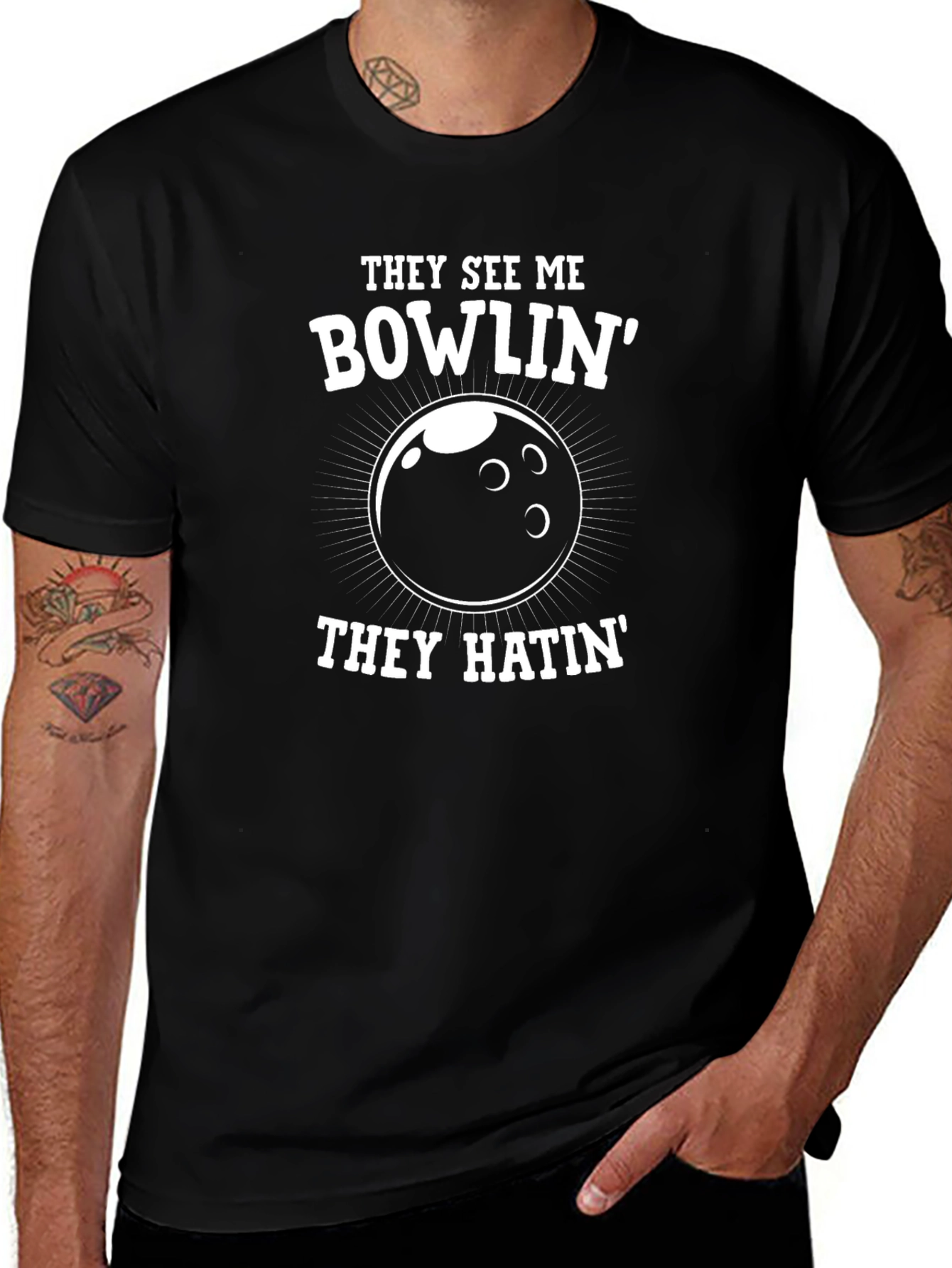 They See Me Bowlin Graphic T-Shirt