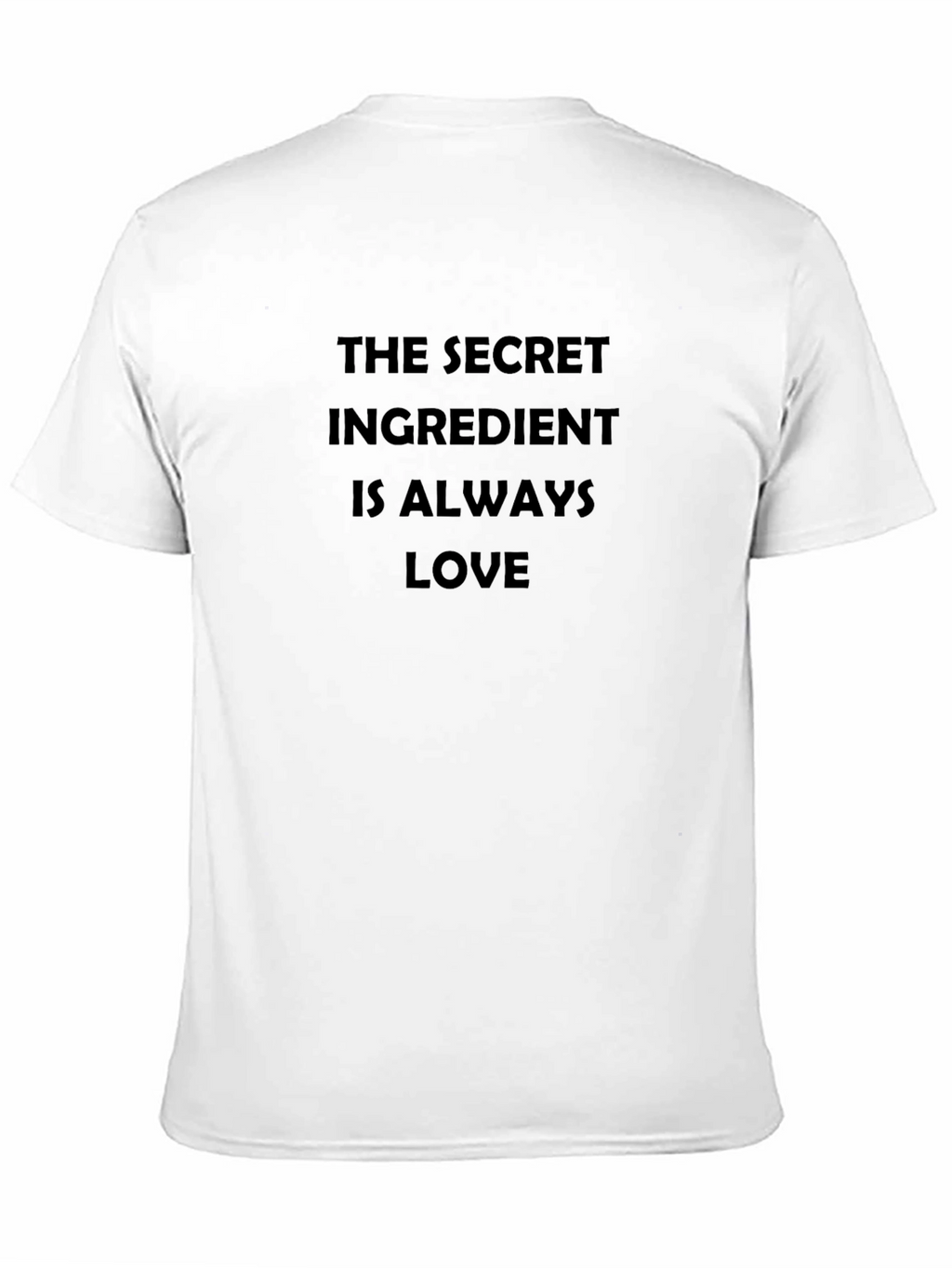 Secret Ingredient Love T-Shirt - Black Cotton