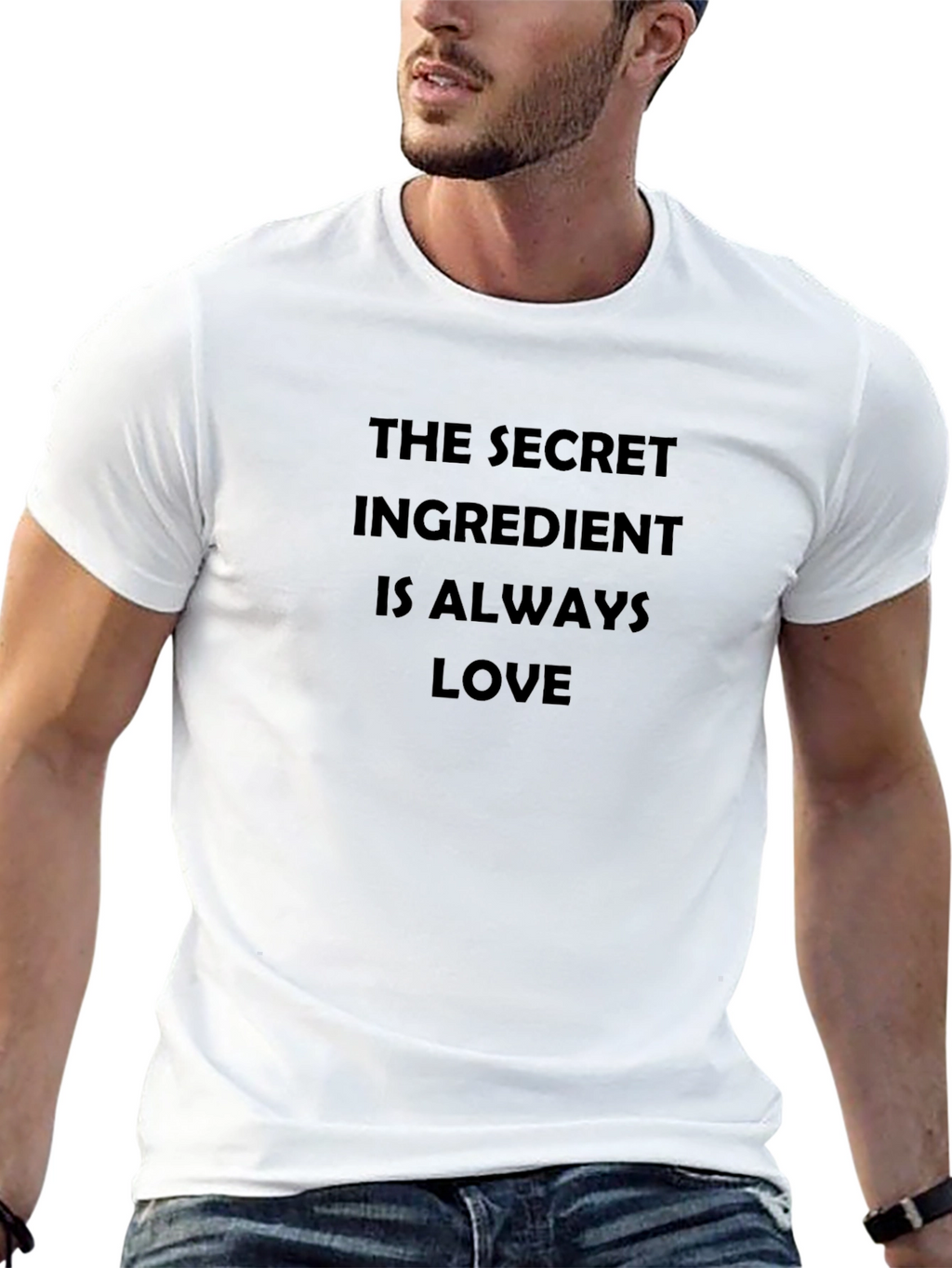 Secret Ingredient Love T-Shirt - Black Cotton