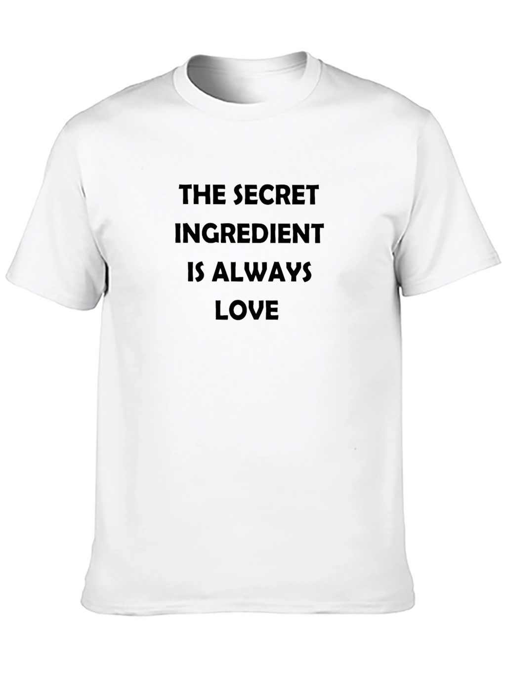 Secret Ingredient Love T-Shirt - Black Cotton