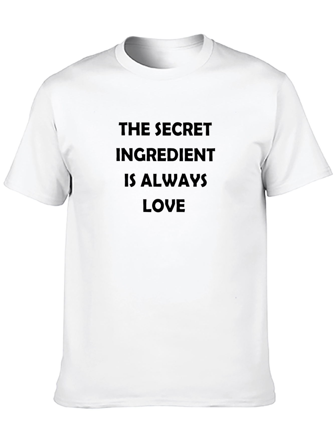 Secret Ingredient Love T-Shirt - Black Cotton