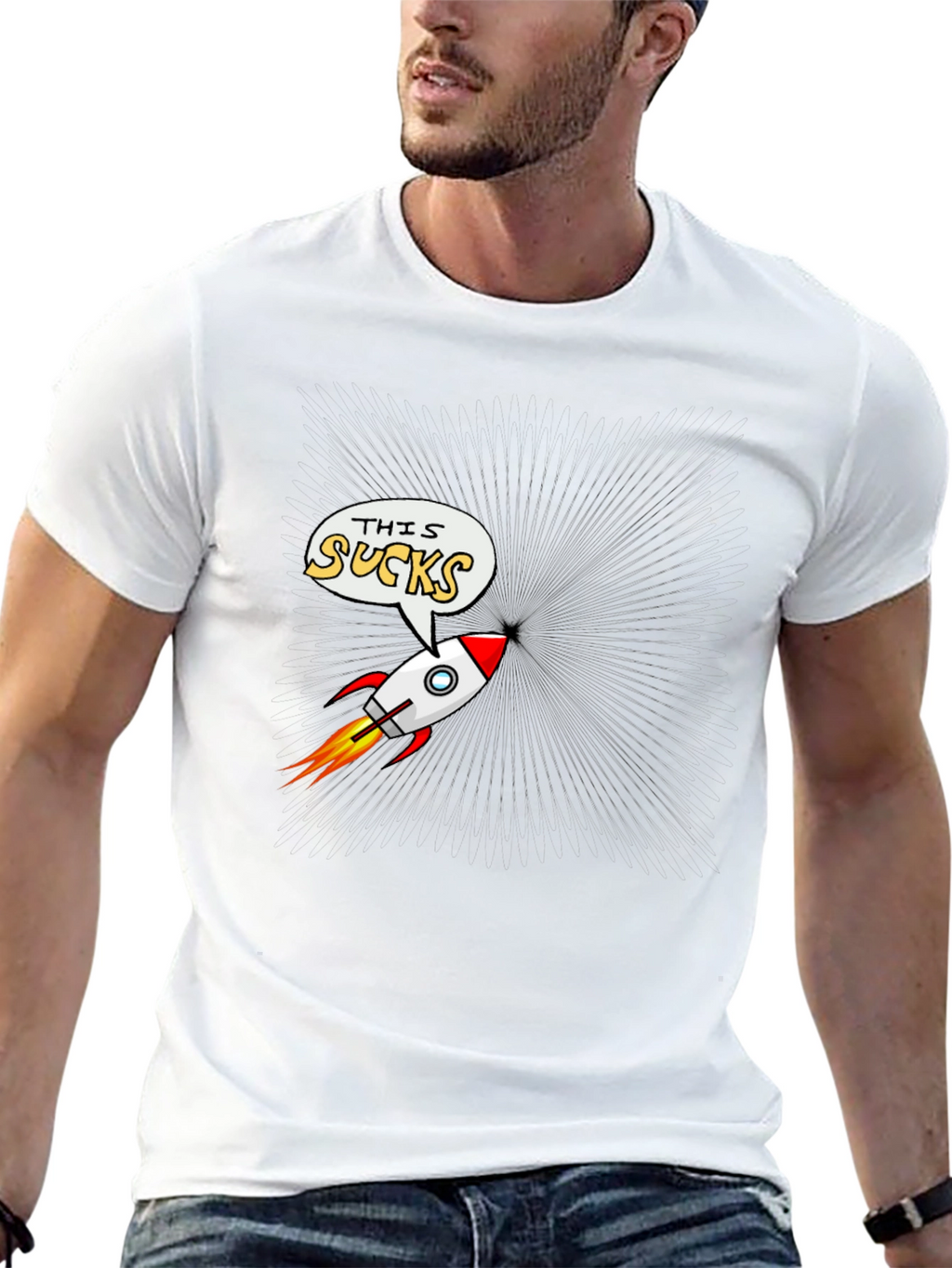 Rocket This Sucks Graphic T-Shirt