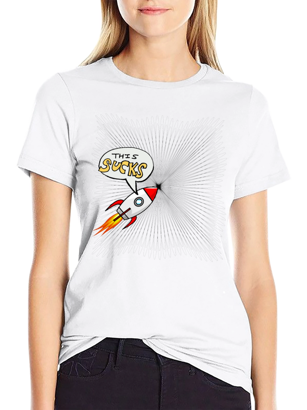 Rocket This Sucks Graphic T-Shirt