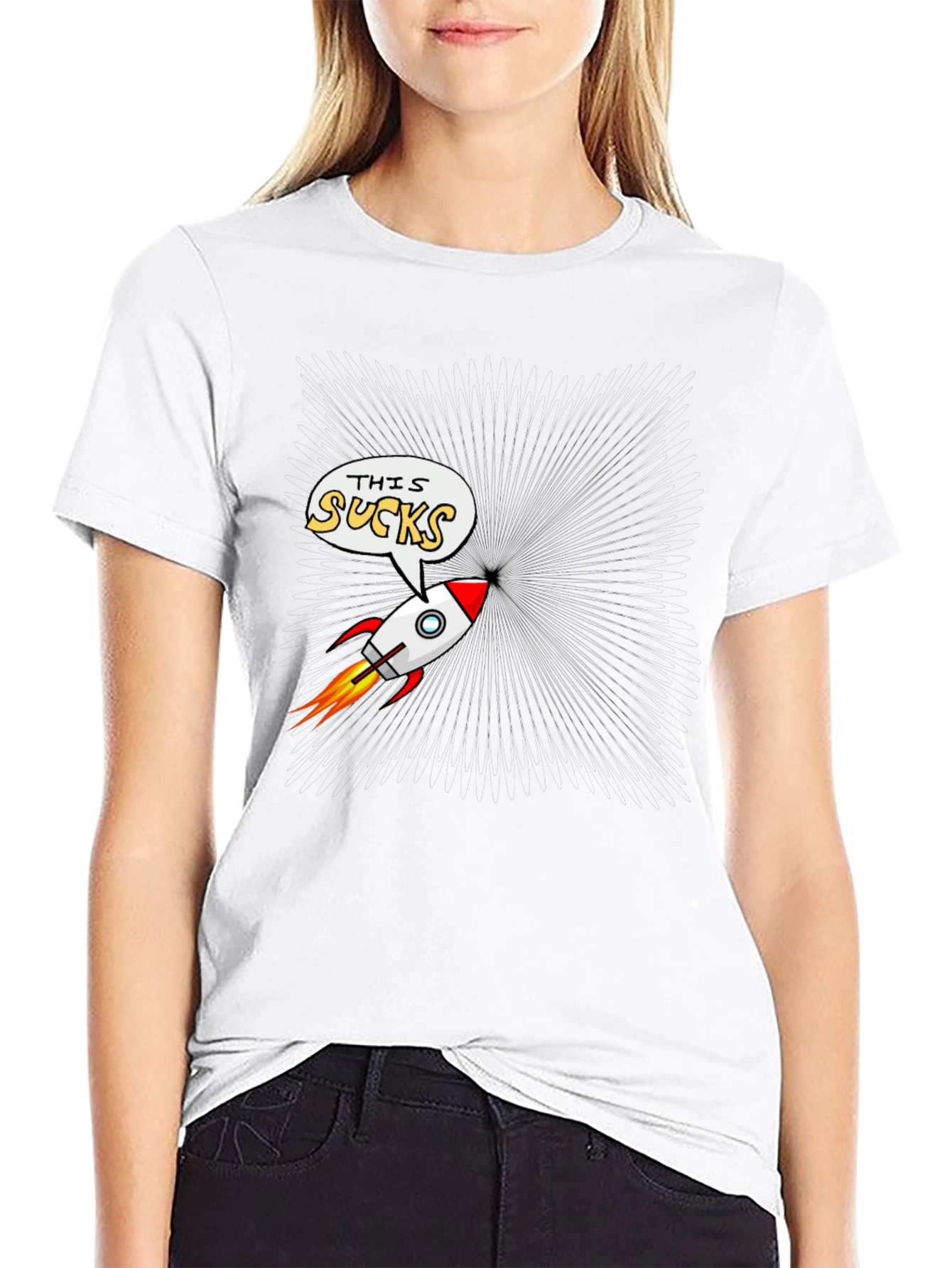 Rocket This Sucks Graphic T-Shirt