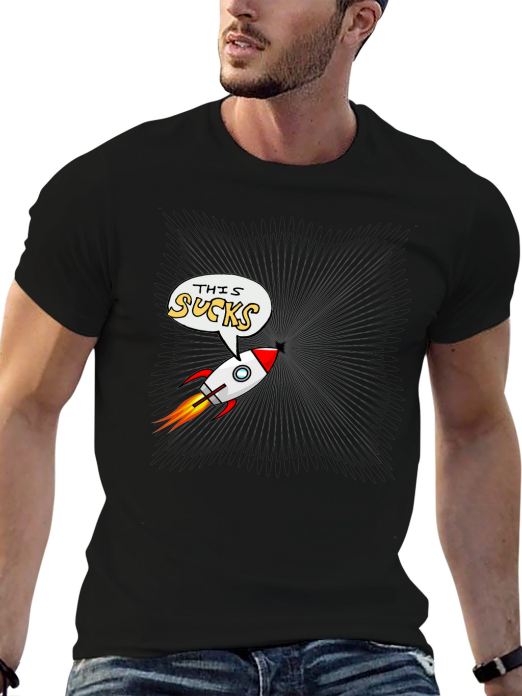Rocket This Sucks Graphic T-Shirt