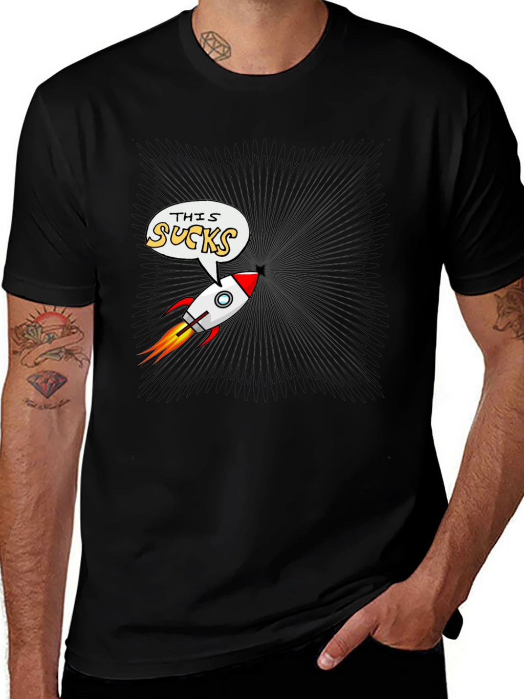 Rocket This Sucks Graphic T-Shirt