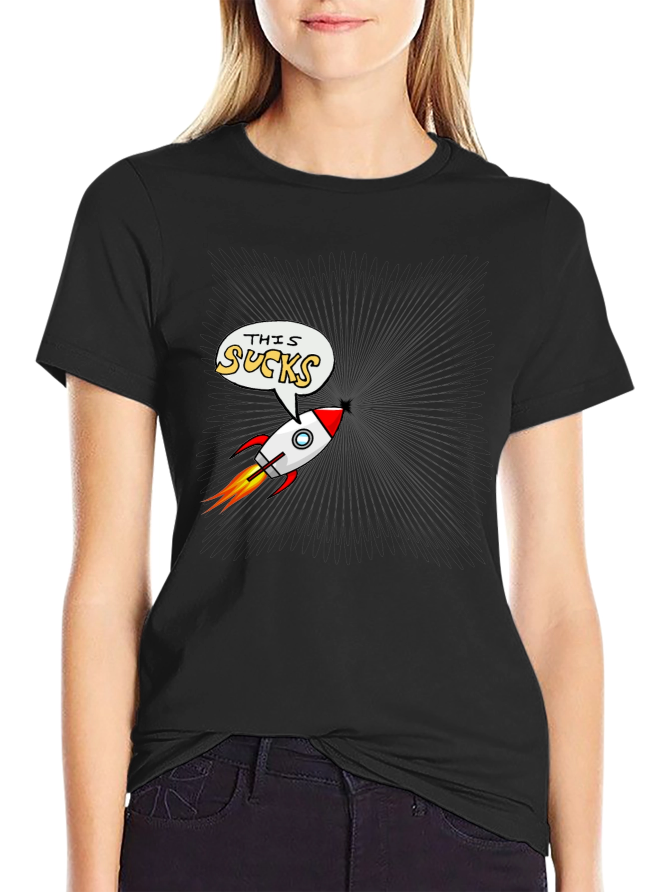 Rocket This Sucks Graphic T-Shirt