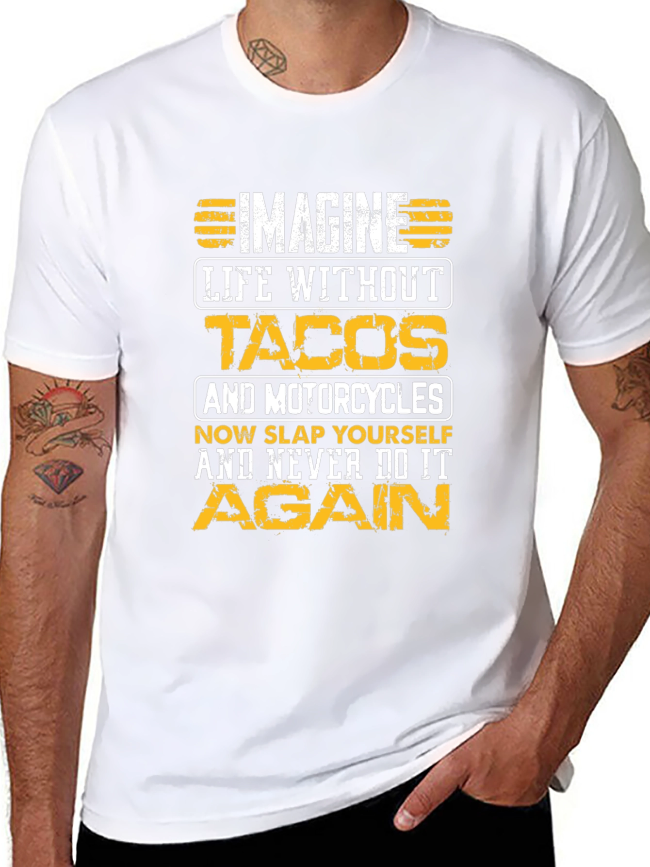 Tacos & Motorcycles Graphic Tee