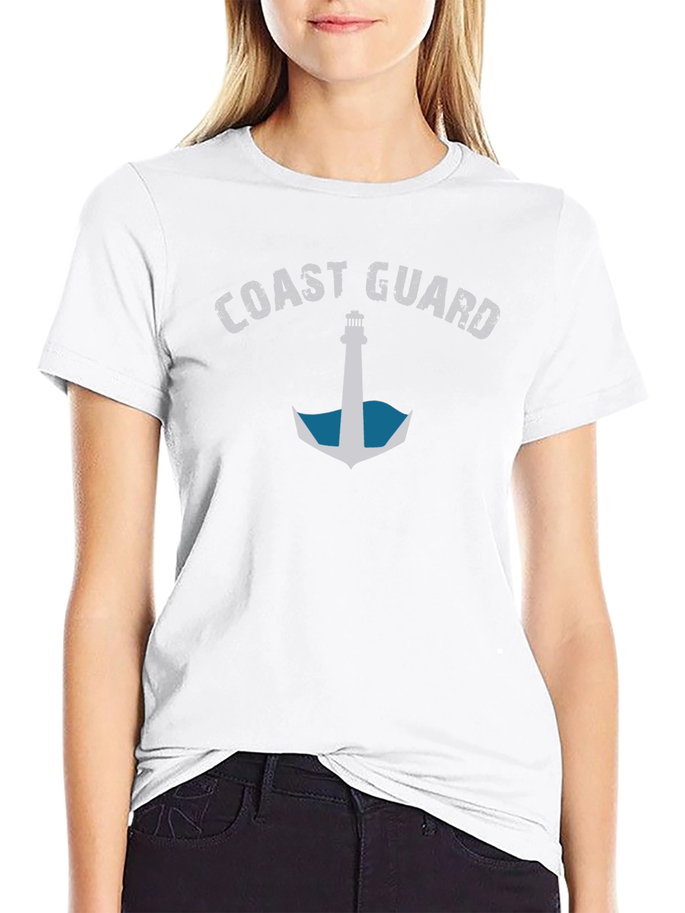 Coast Guard Anchor Graphic T-Shirt