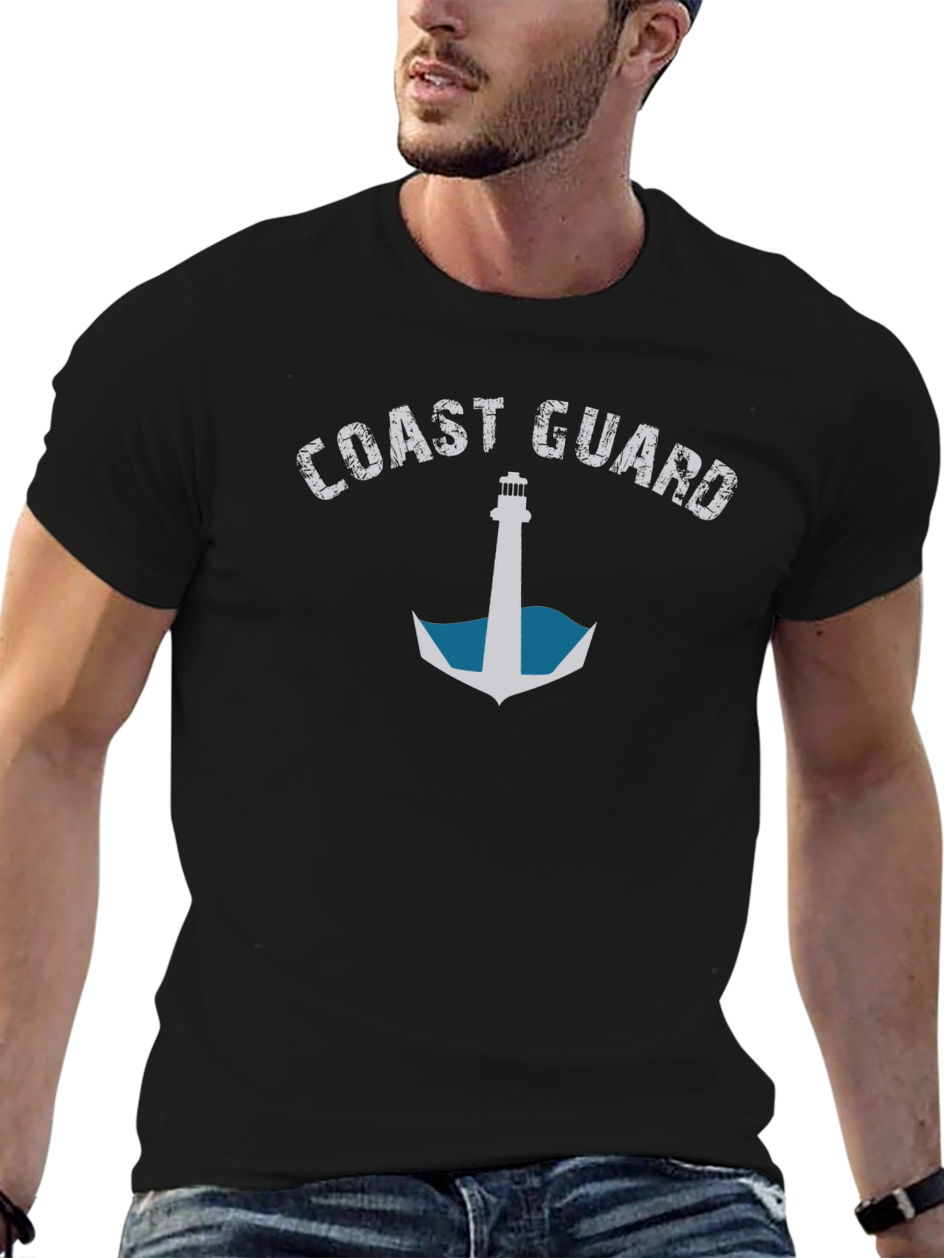 Coast Guard Anchor Graphic T-Shirt